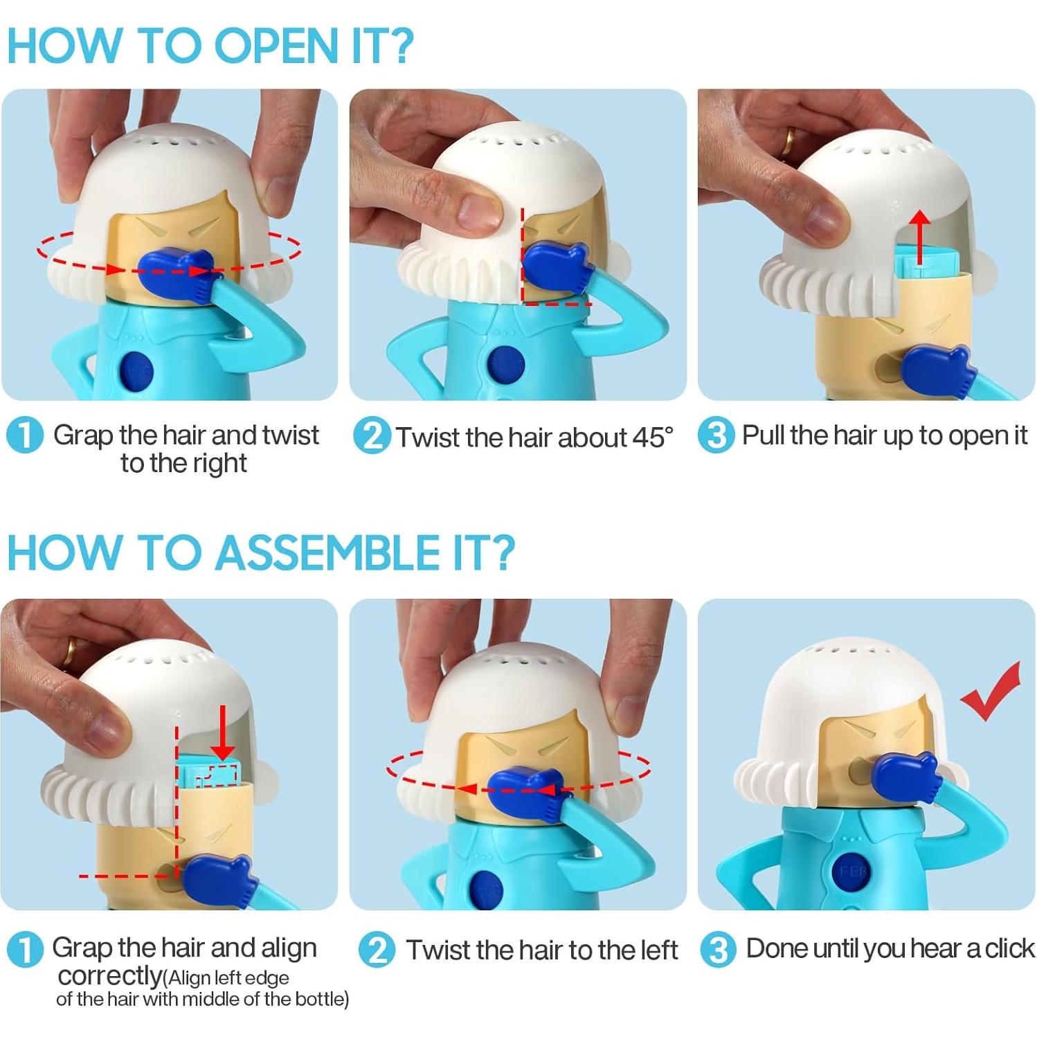 Desodorante de Nevera Spardar Chilly Mama Azul 14,7x11,3 cm