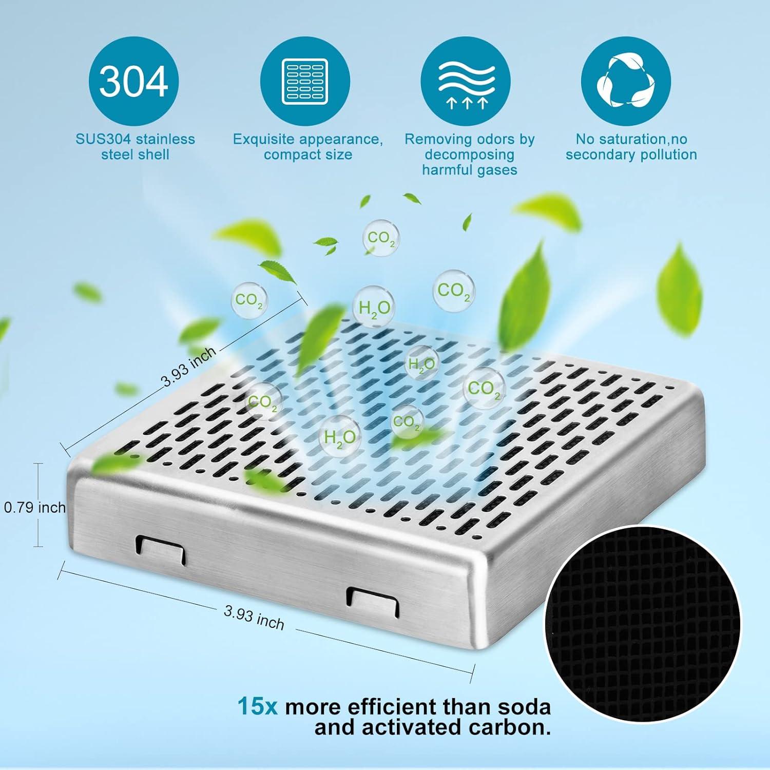 Desodorante Absorbente AIRIAC Q9 Acero Inoxidable 181g