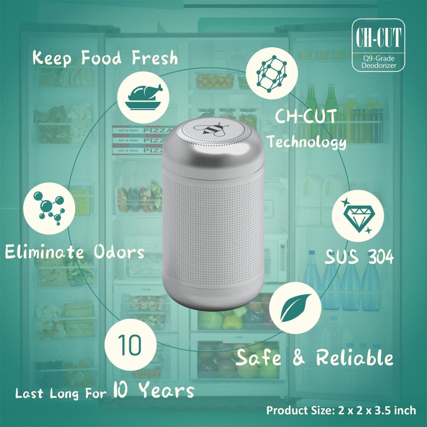 Desodorante de Refrigerador DILEXBEE Q9 Acero Inoxidable 10 Años