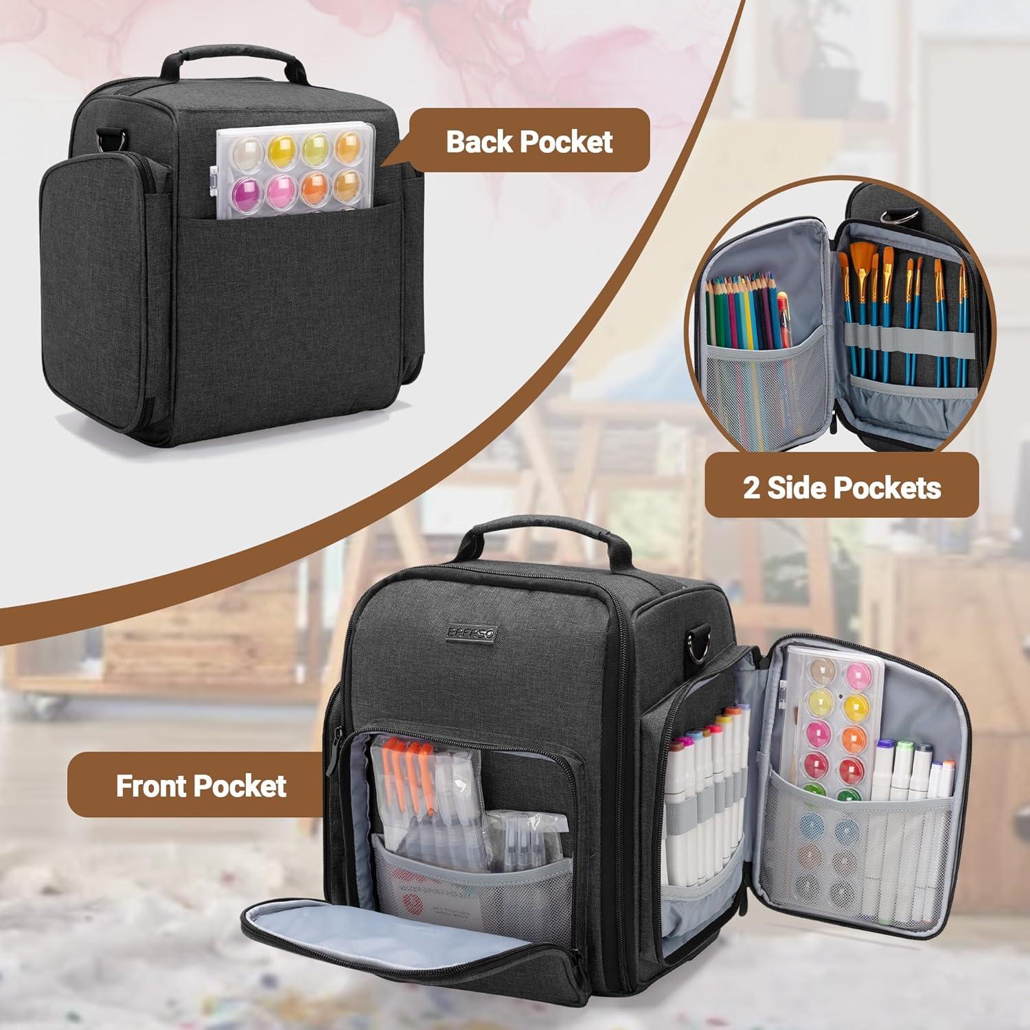 Estuche BAFASO para 72 Botellas de Pintura Miniatura Negro