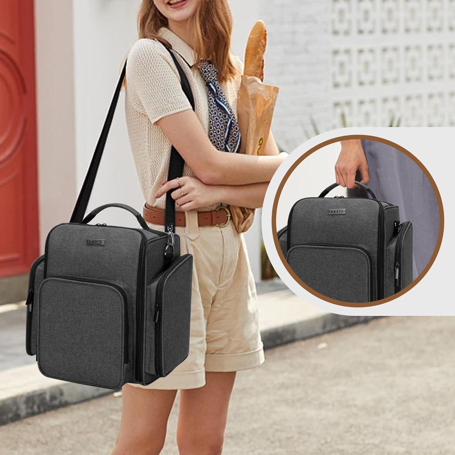 Estuche BAFASO para 72 Botellas de Pintura Miniatura Negro