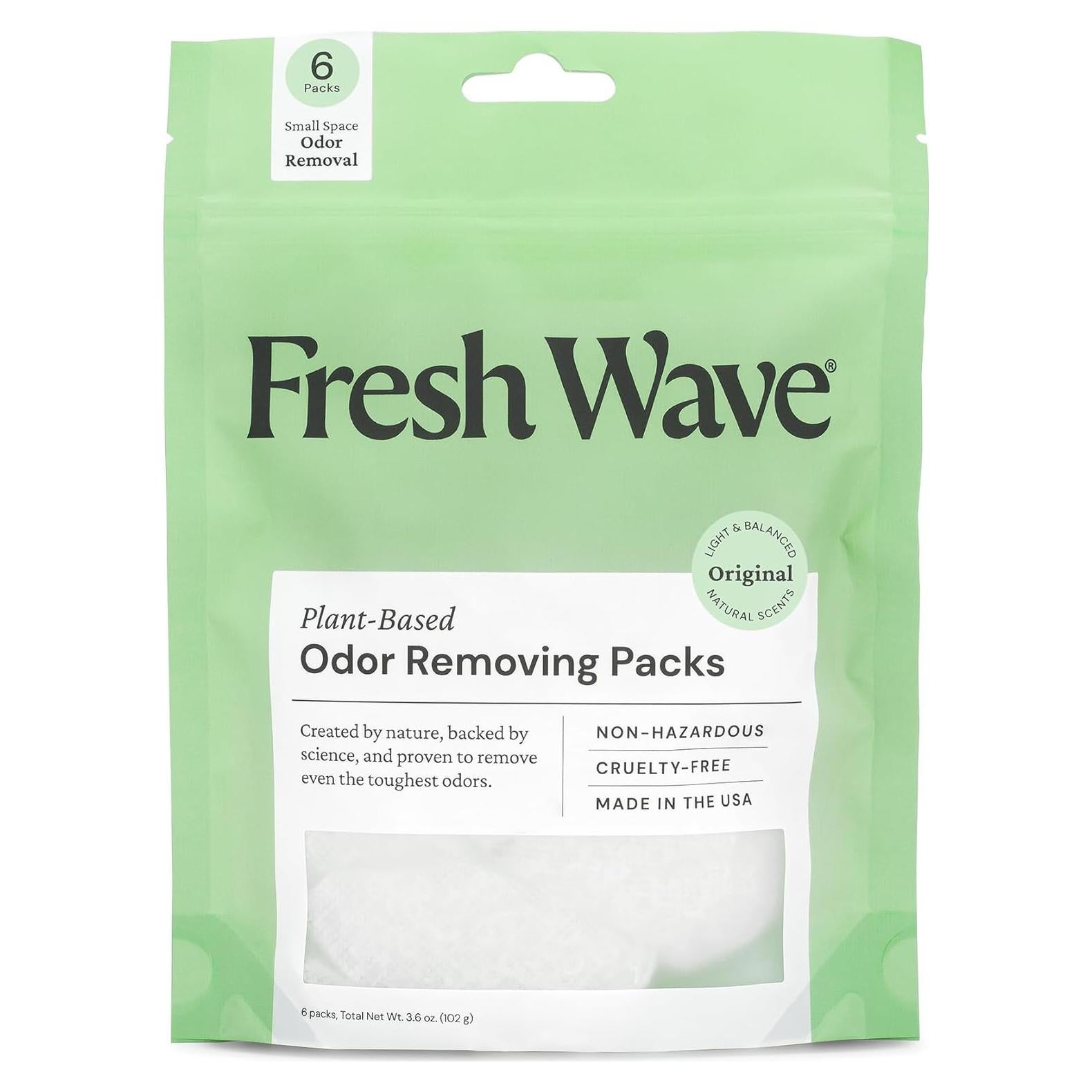 Eliminadores de Olores Fresh Wave, 6 Paquetes Naturales