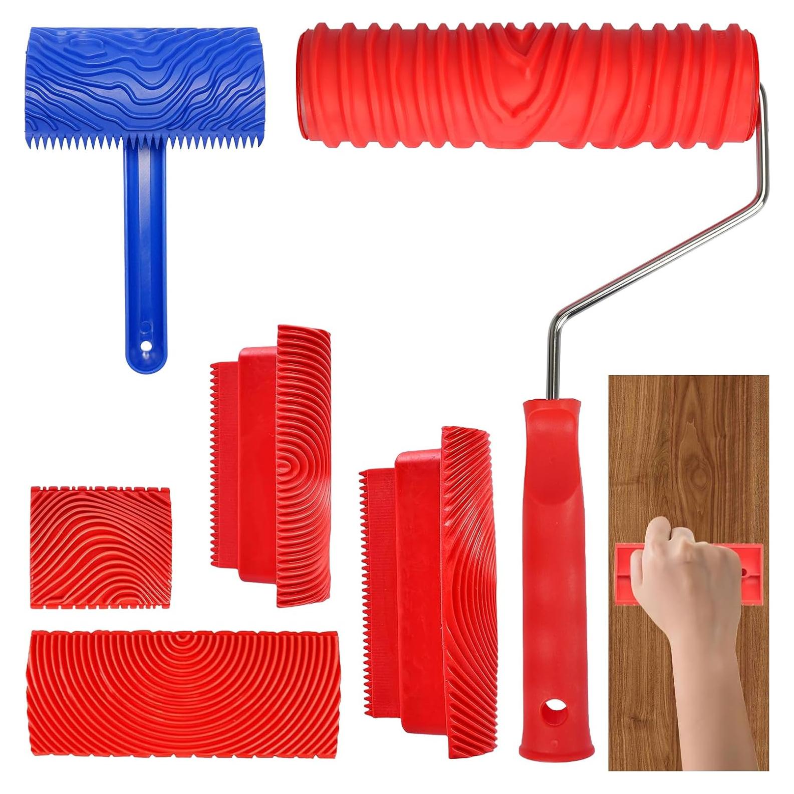 Juego de Herramientas de Texturización de Madera KOAKOMI 6 Pzas