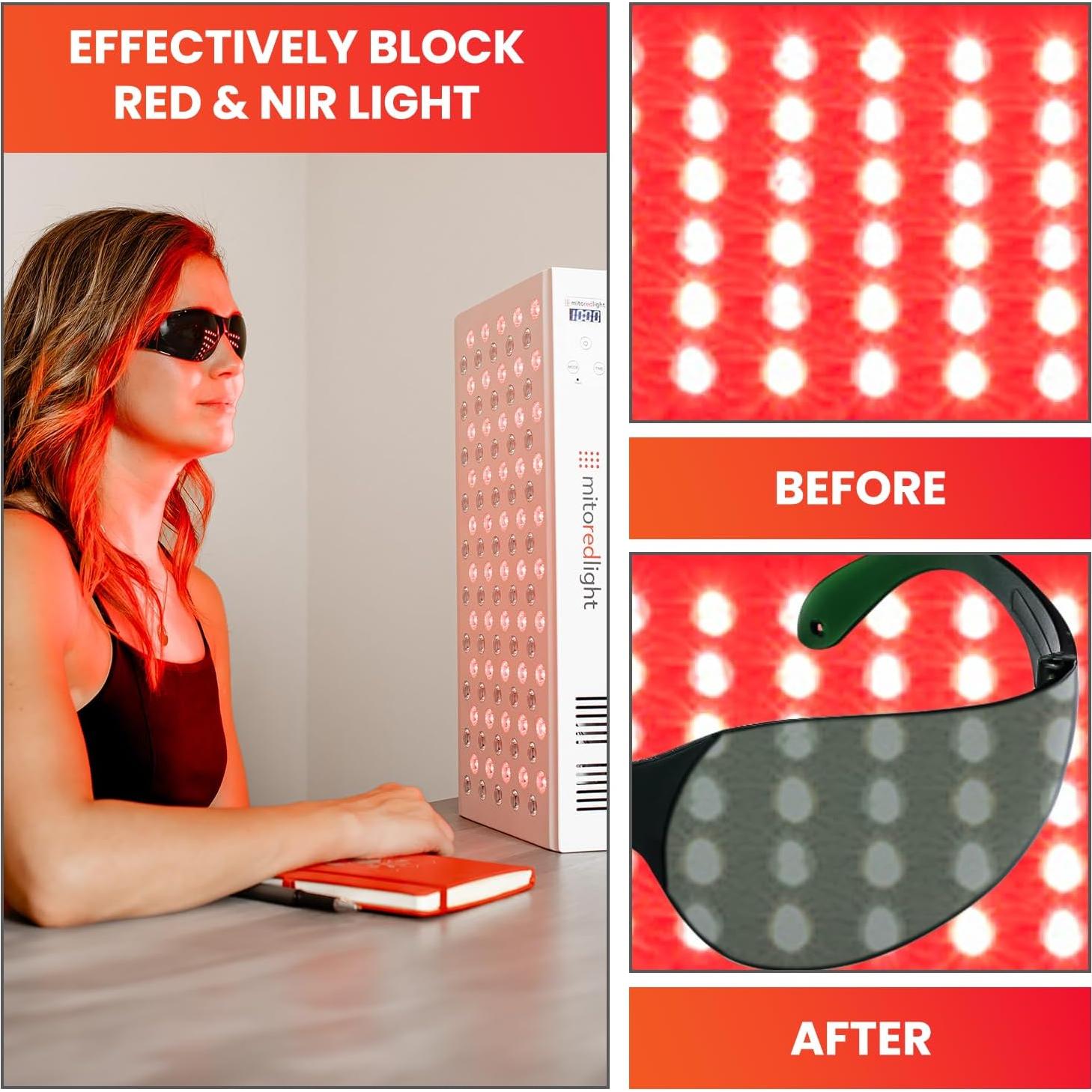 Gafas de Terapia de Luz Roja Mito IR3 - Protección Ocular