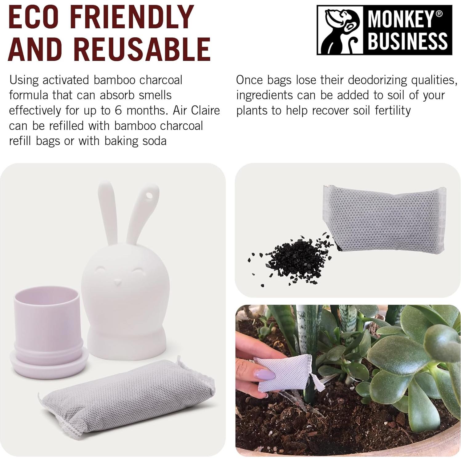 Desodorante de Carbón Activado Air Claire - Monkey Business