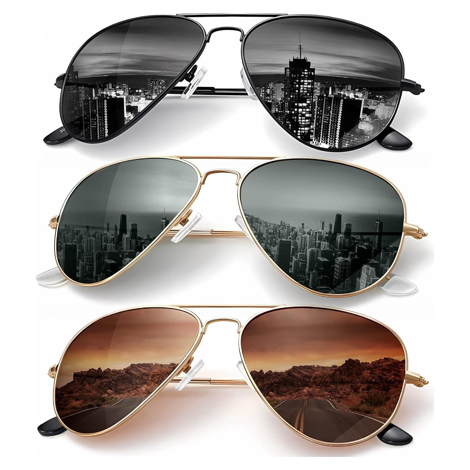 Gafas de Sol KALIYADI Aviador Polarizadas UV 58mm