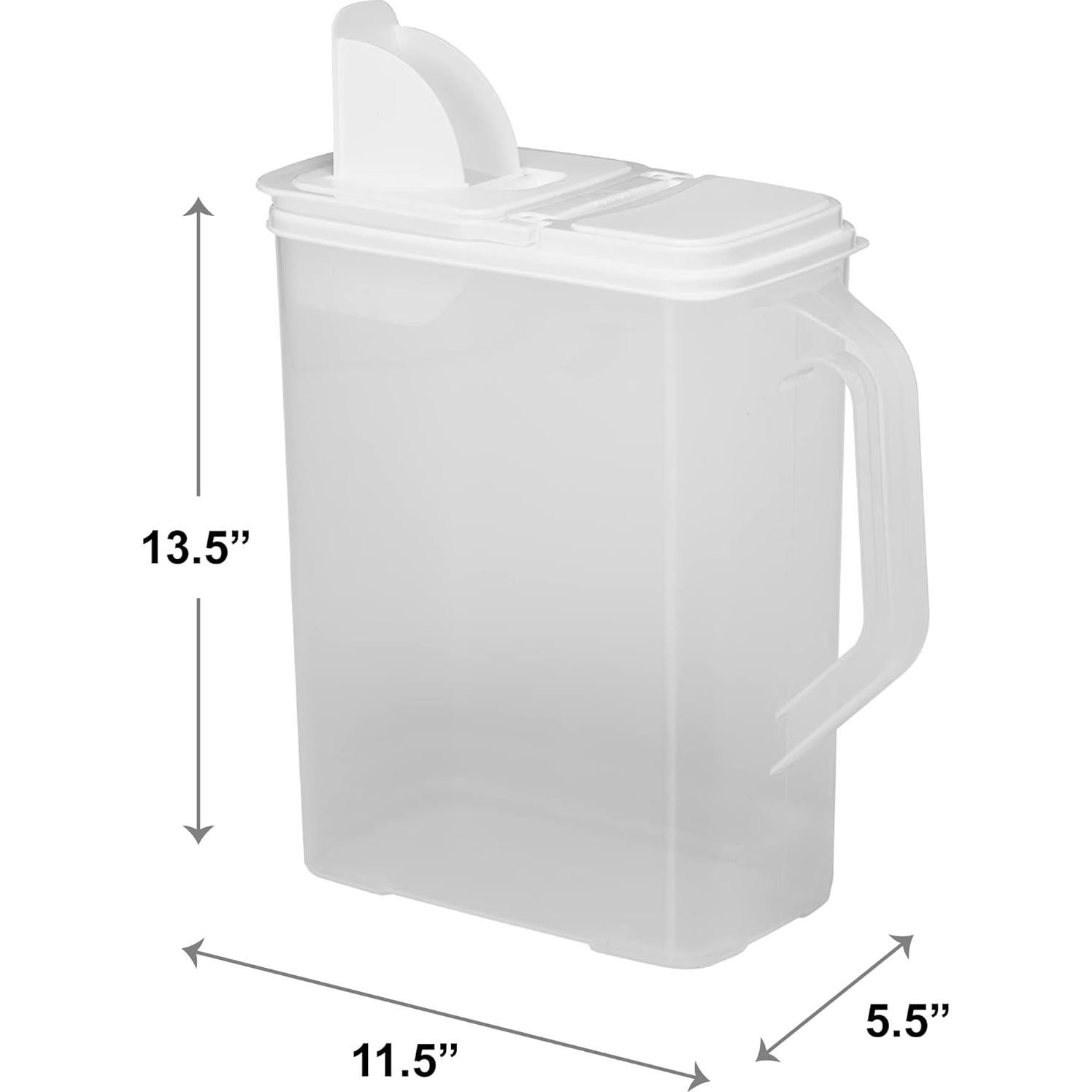 Contenedor de Almacenamiento Buddeez 7,57L Claro con Tapa