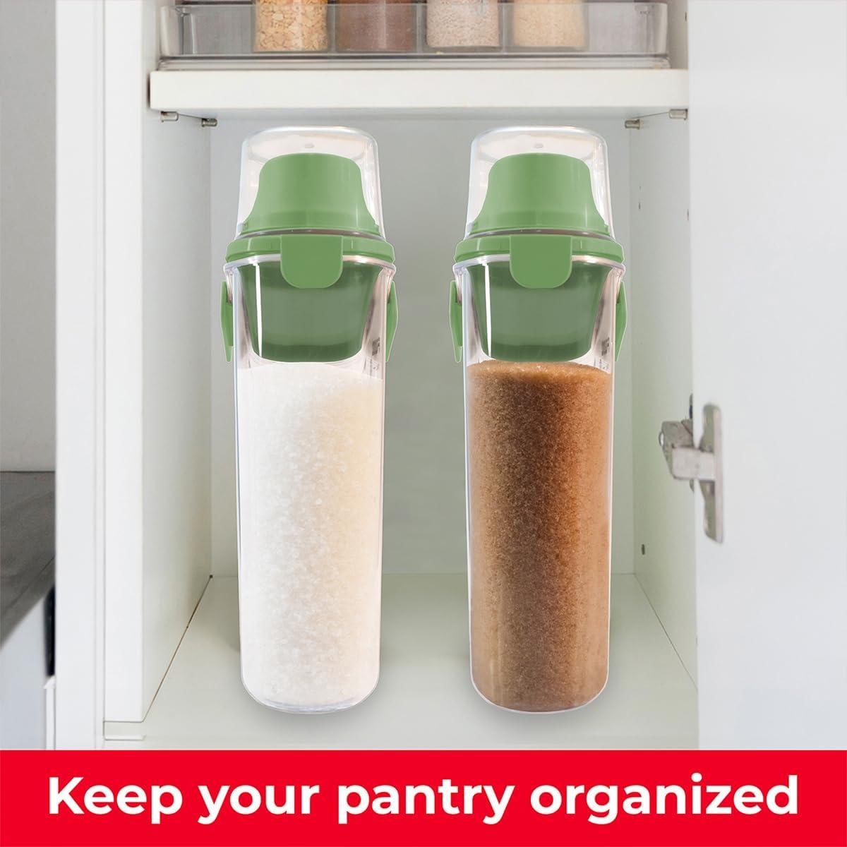 Contenedor Hermético Malachite 2.6L Paquete de 2 Verde