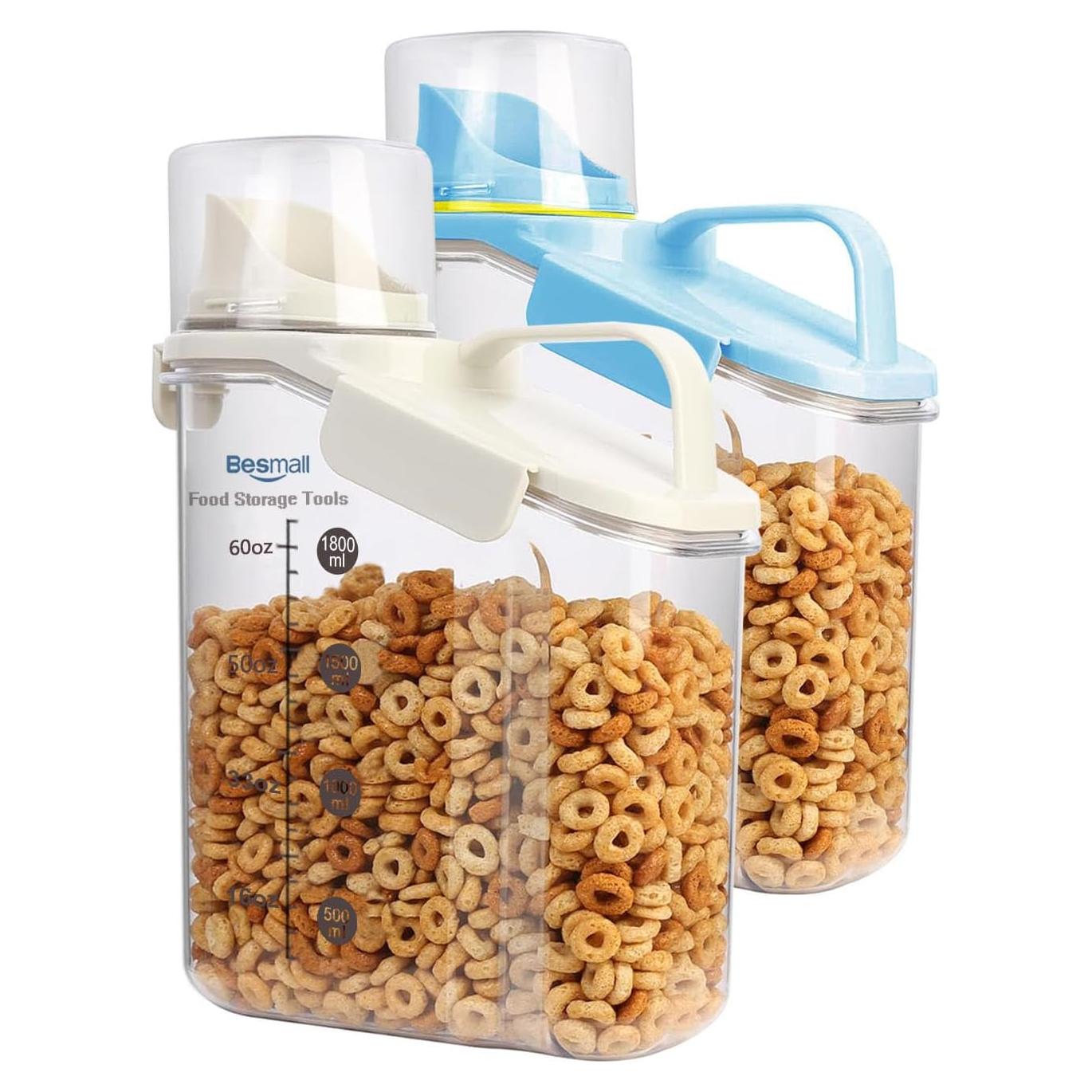 Contenedores de Cereal Herméticos Besmall 2L con Boquilla