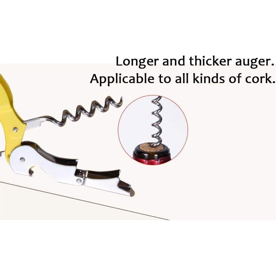 12 Sacacorchos Plegables RECUTMS de Acero Inoxidable