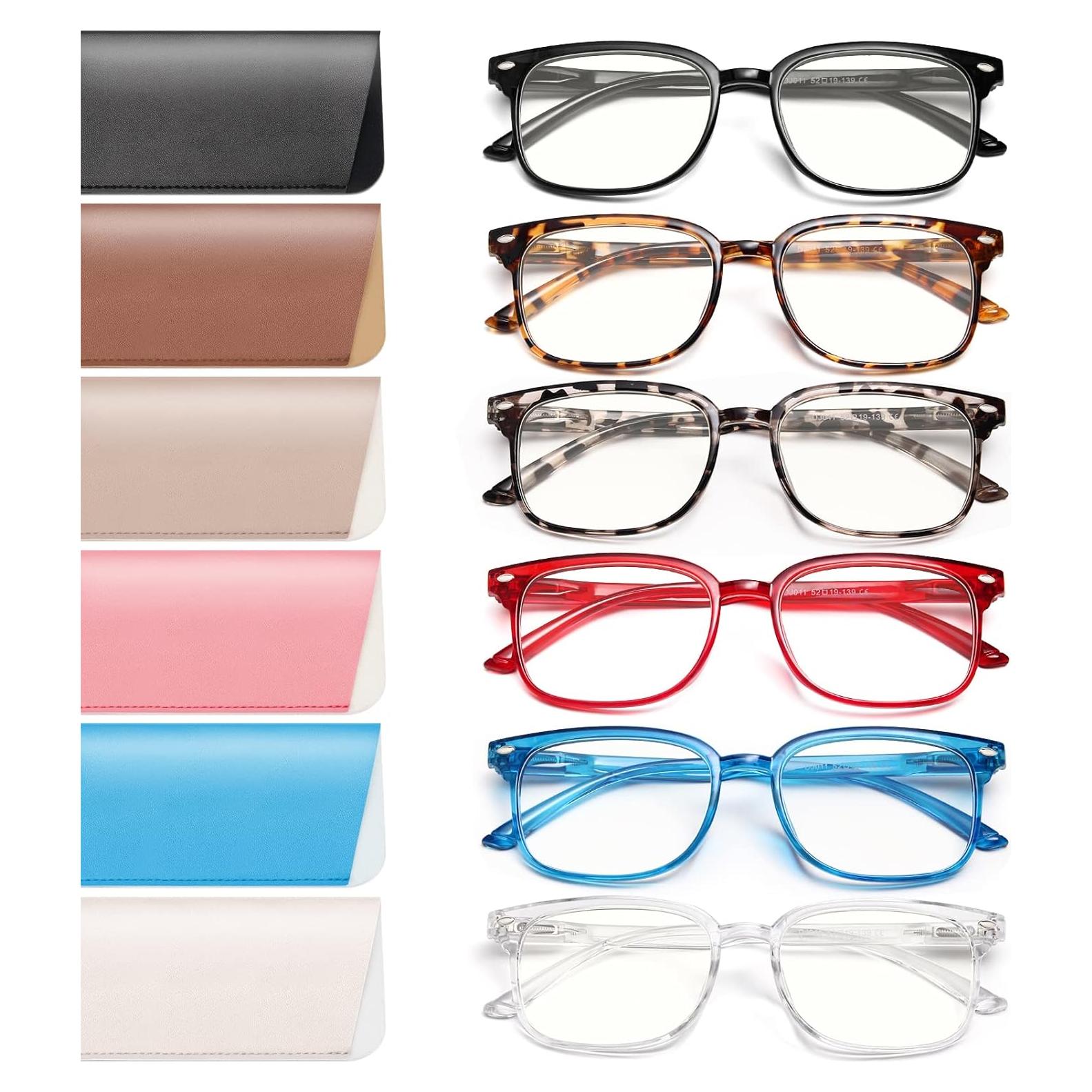 Gafas de Lectura NOVIVON 6 Paquetes con Bloqueo Luz Azul