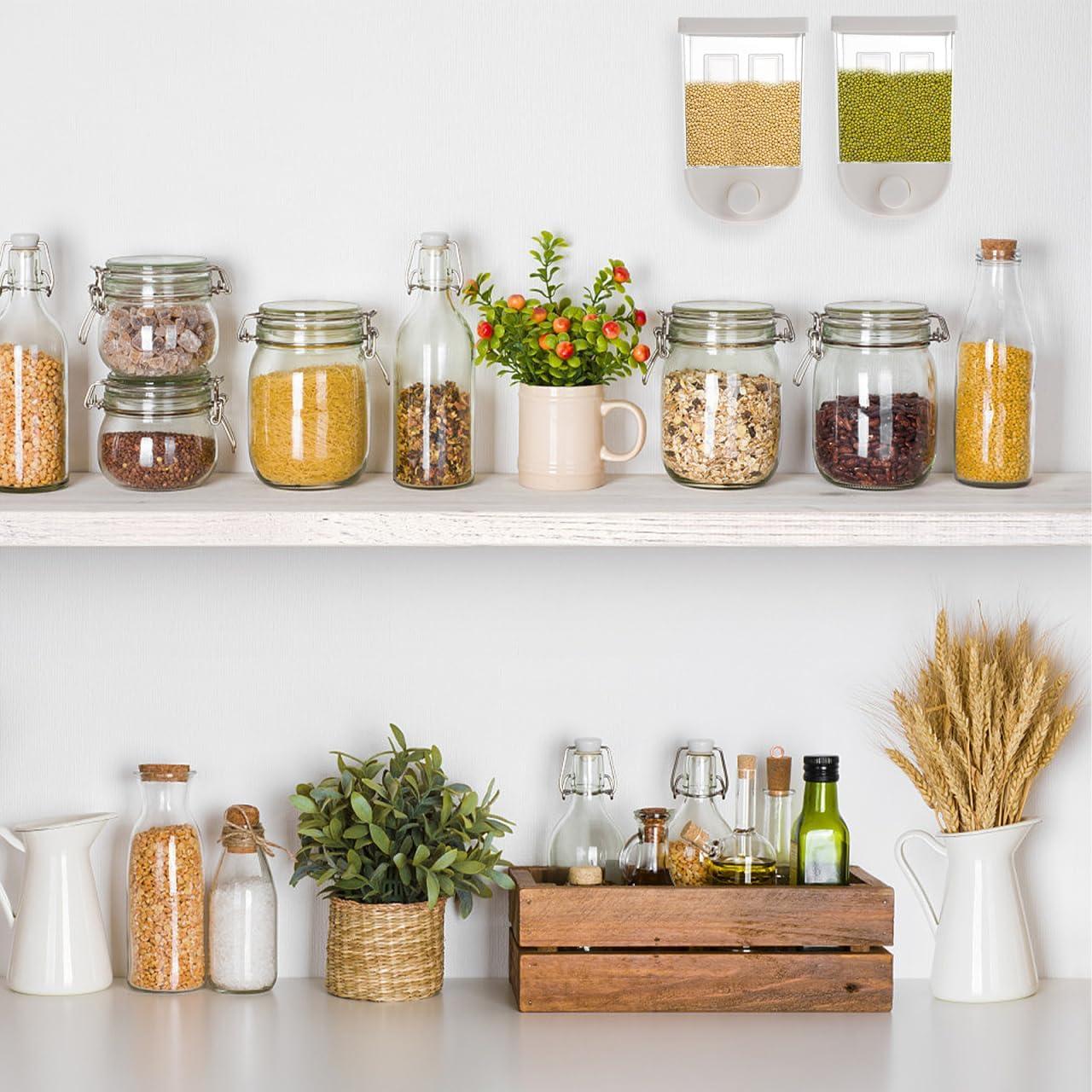 Dispensador de Cereal DOITOOL 1000ml Colgante Blanco