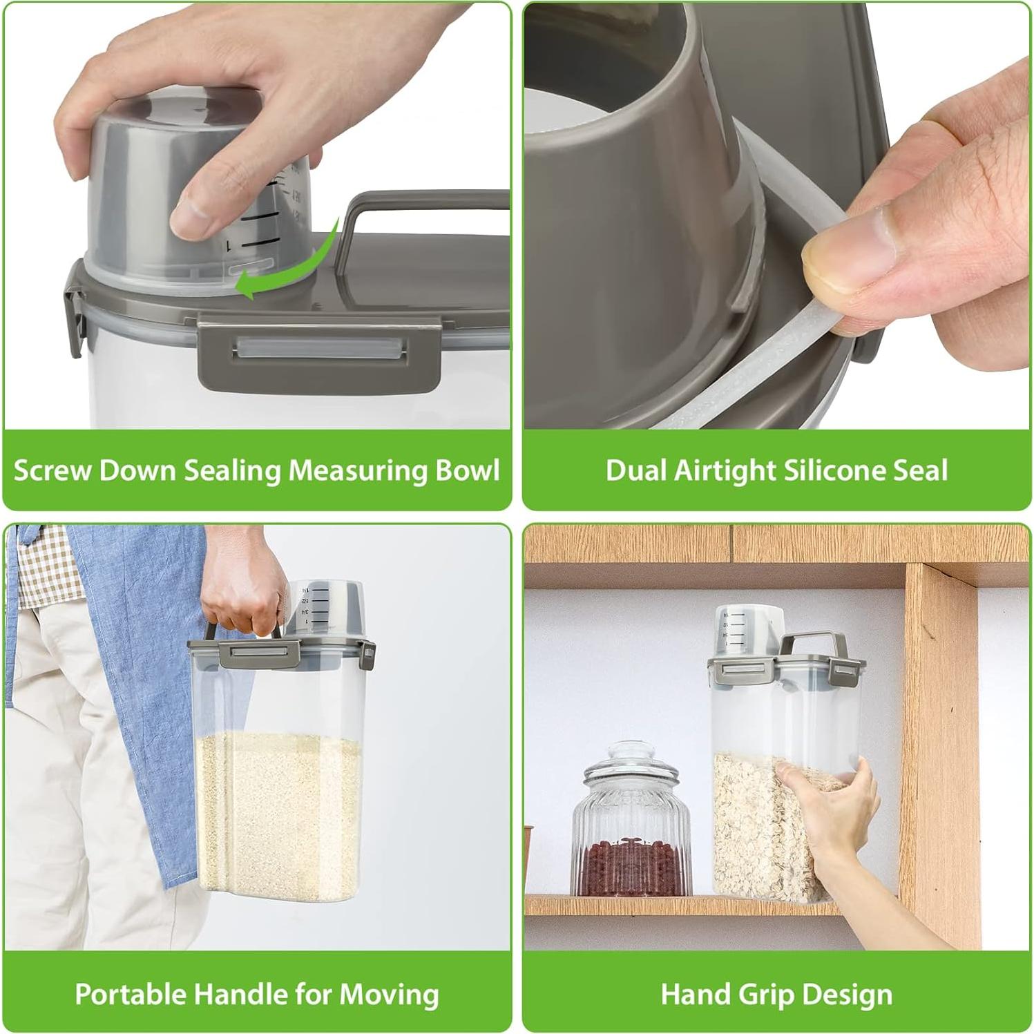 Contenedor Hermético Viretec 1,36 a 2,27 kg para Alimentos