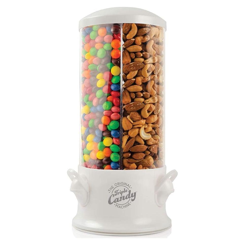 Dispensador de Caramelos Jobar Gourmet Triple Blanco