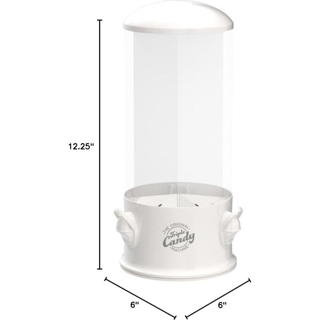 Dispensador de Caramelos Jobar Gourmet Triple Blanco