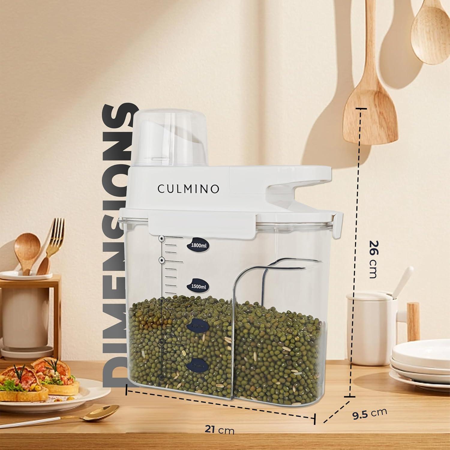 Contenedor de Cereal Hermético Culmino 1.8L BPA Libre