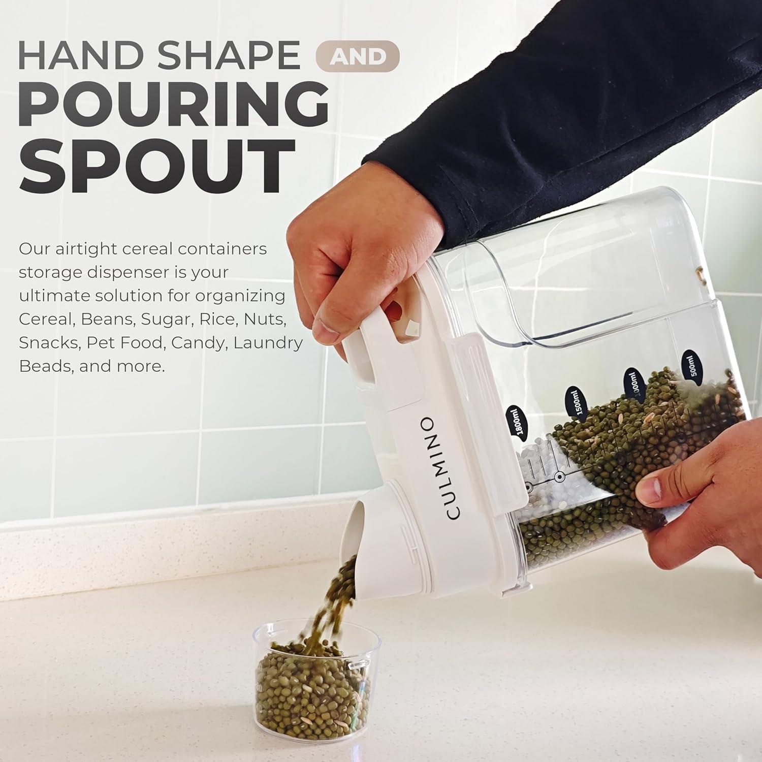 Contenedor de Cereal Hermético Culmino 1.8L BPA Libre