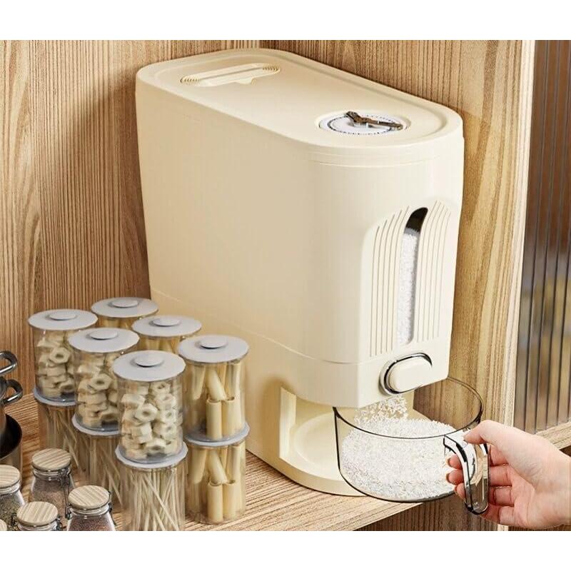 Dispensador de Arroz IEEK 5,44 kg con Taza Medidora