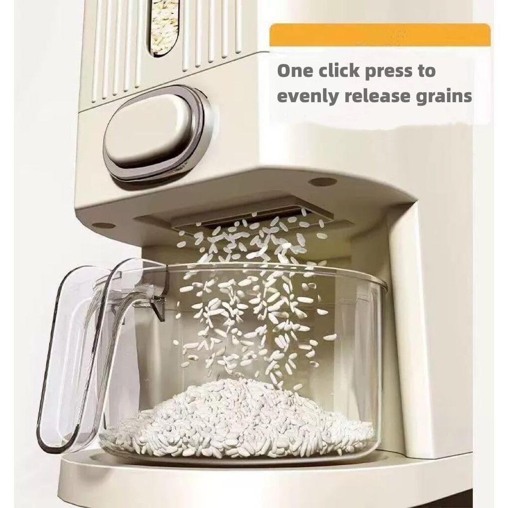 Dispensador de Arroz IEEK 5,44 kg con Taza Medidora