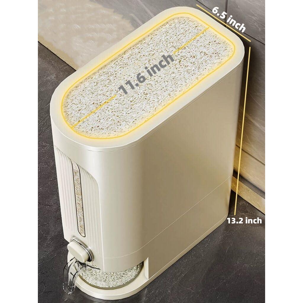 Dispensador de Arroz IEEK 5,44 kg con Taza Medidora