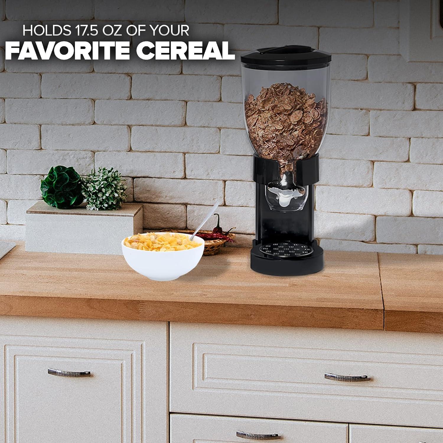 Dispensador de Cereal EXULTIMATE 3.5L Negro Encimera
