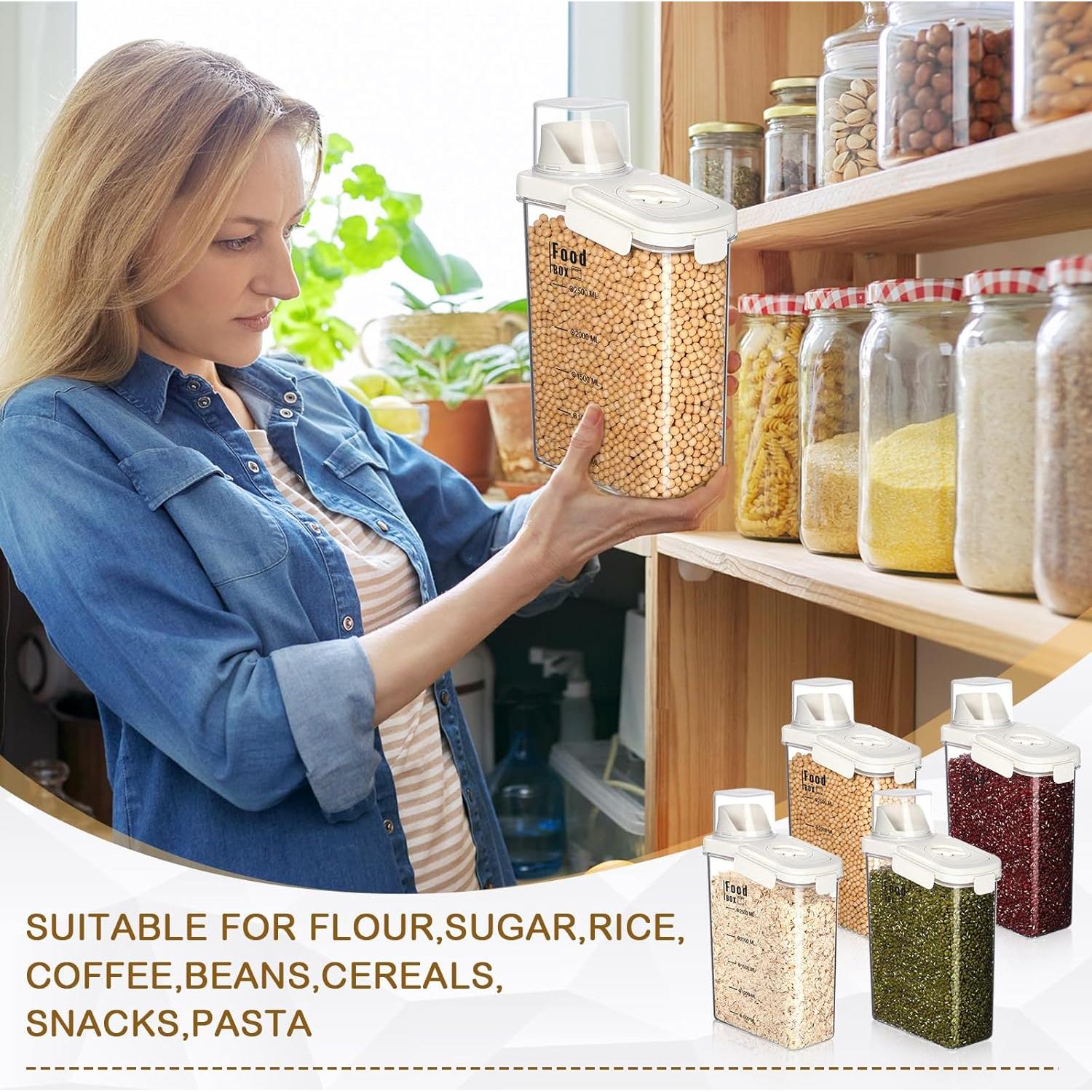 4 Contenedores Herméticos de Alimentos 2.8L Blushtier