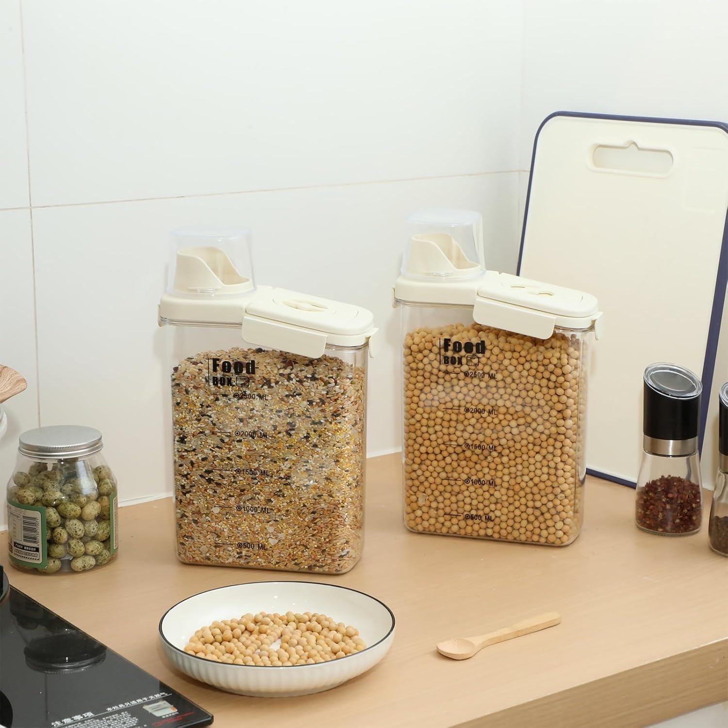 4 Contenedores Herméticos de Alimentos 2.8L Blushtier