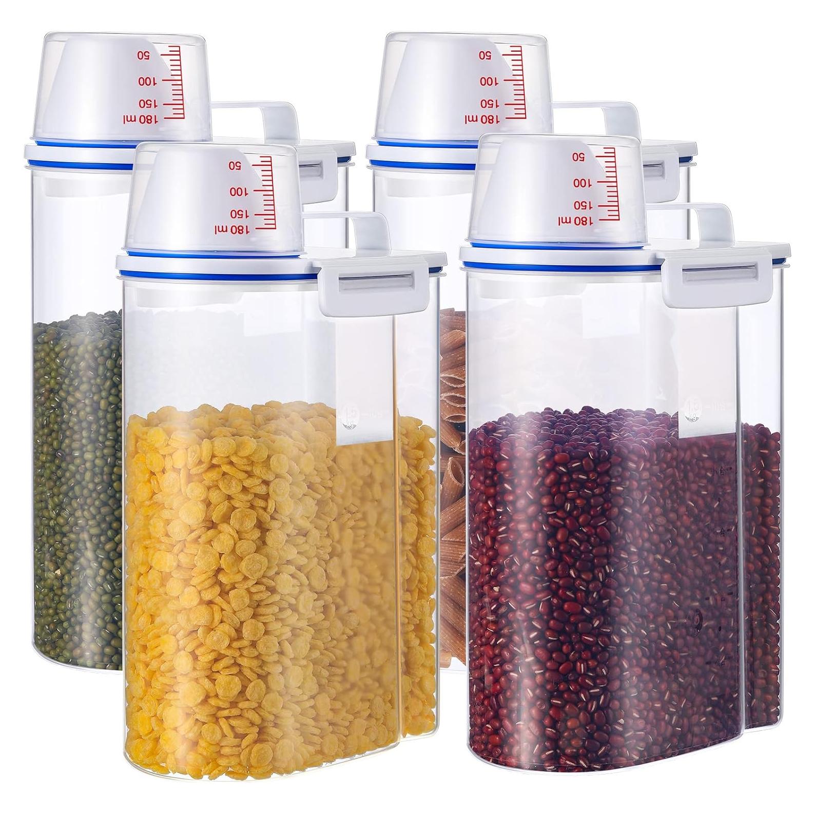 Contenedor de Almacenamiento de Arroz 4 Pcs Lauwell 2.5L