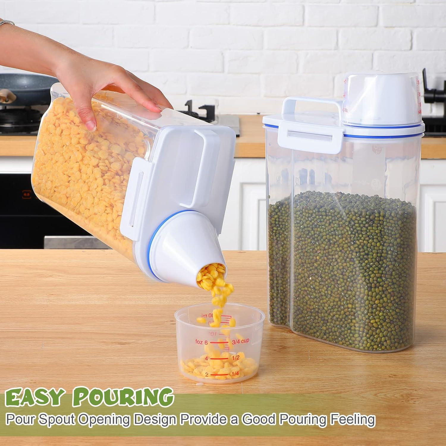 Contenedor de Almacenamiento de Arroz 4 Pcs Lauwell 2.5L