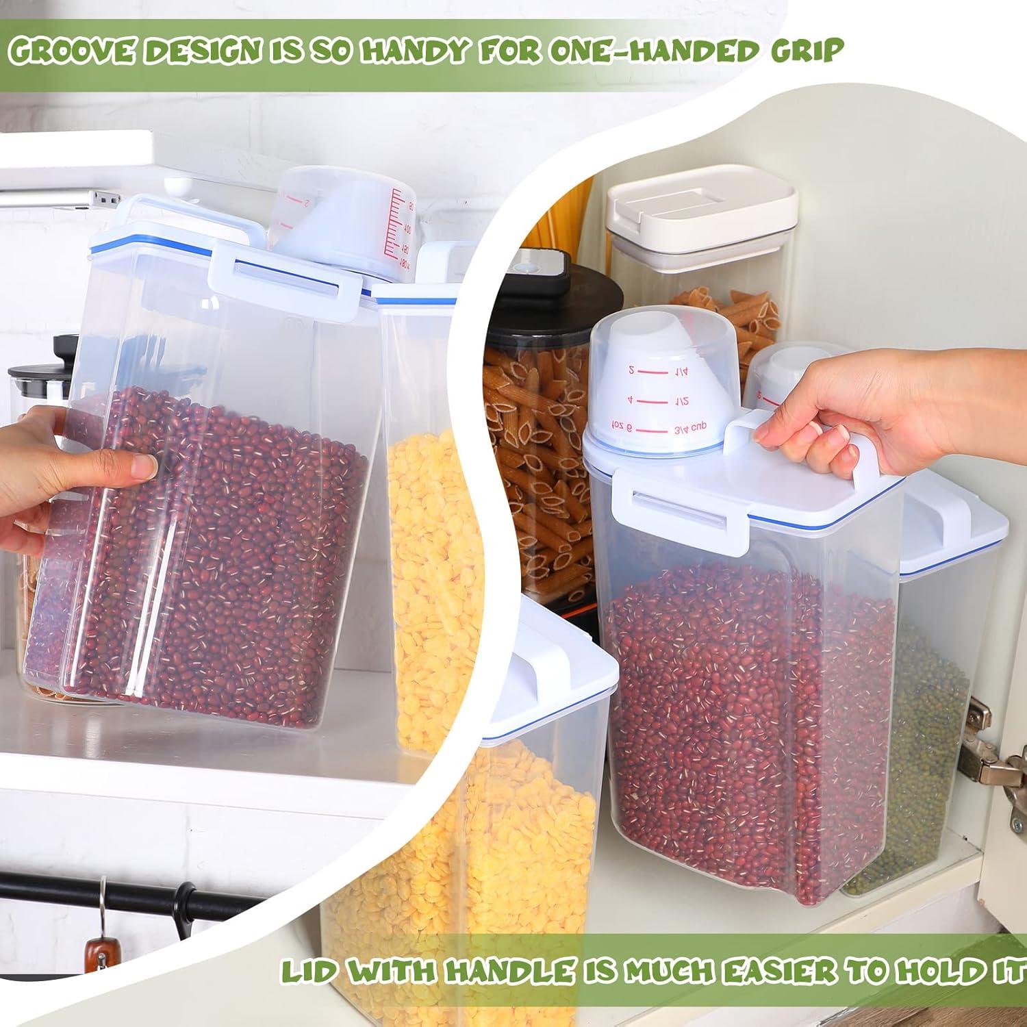 Contenedor de Almacenamiento de Arroz 4 Pcs Lauwell 2.5L