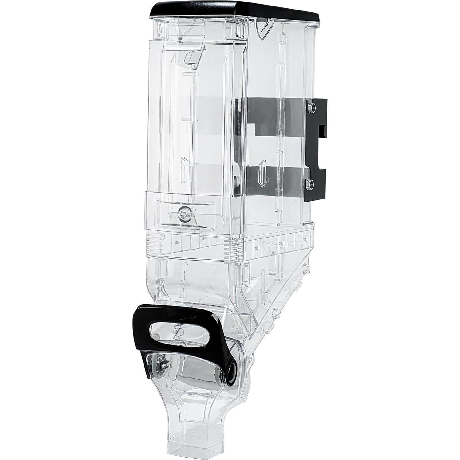 Dispensador de Cereal Met Lux 5 Galones Negro Montado Pared