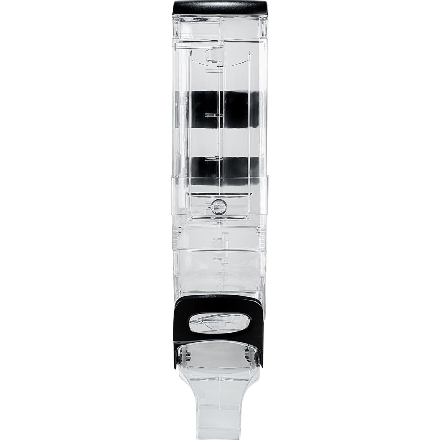 Dispensador de Cereal Met Lux 5 Galones Negro Montado Pared