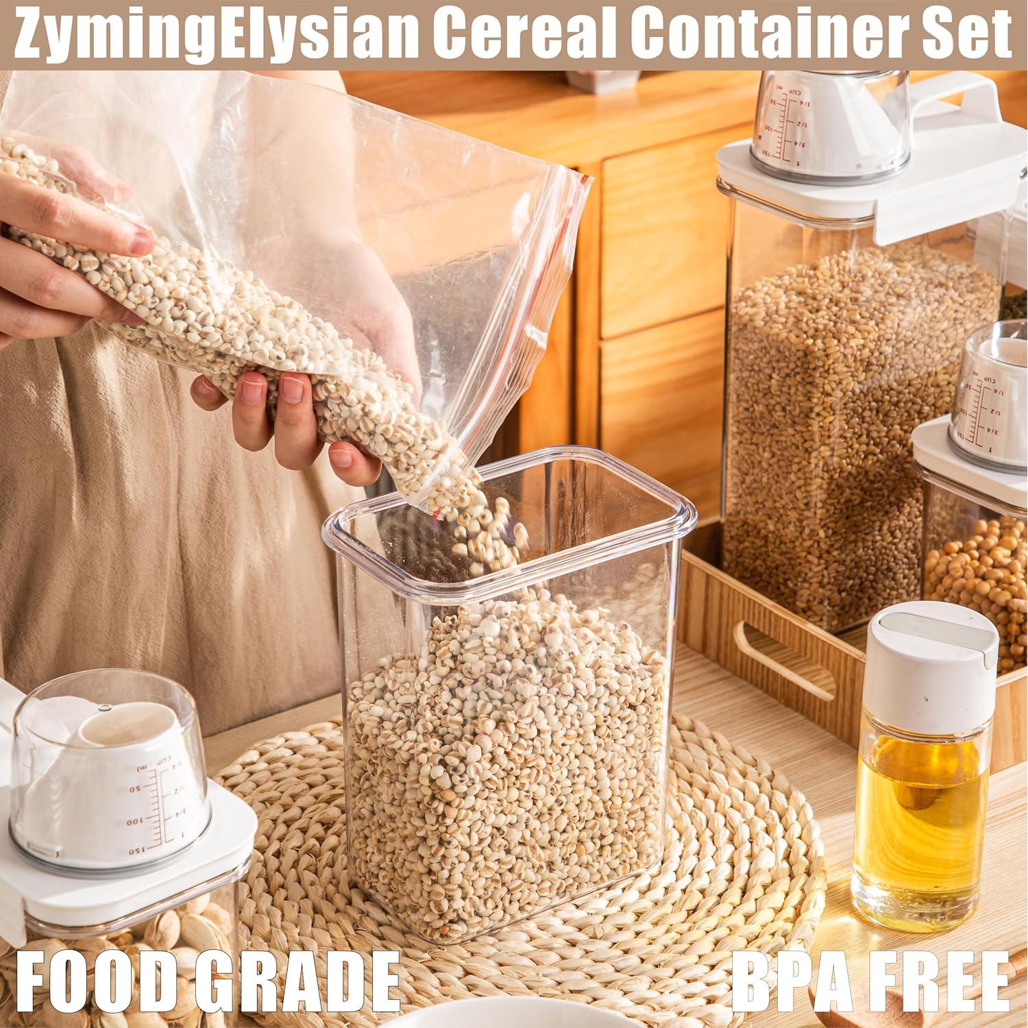 Juego de Organizadores de Alimentos ZymingElysian 6 Piezas 12,25L