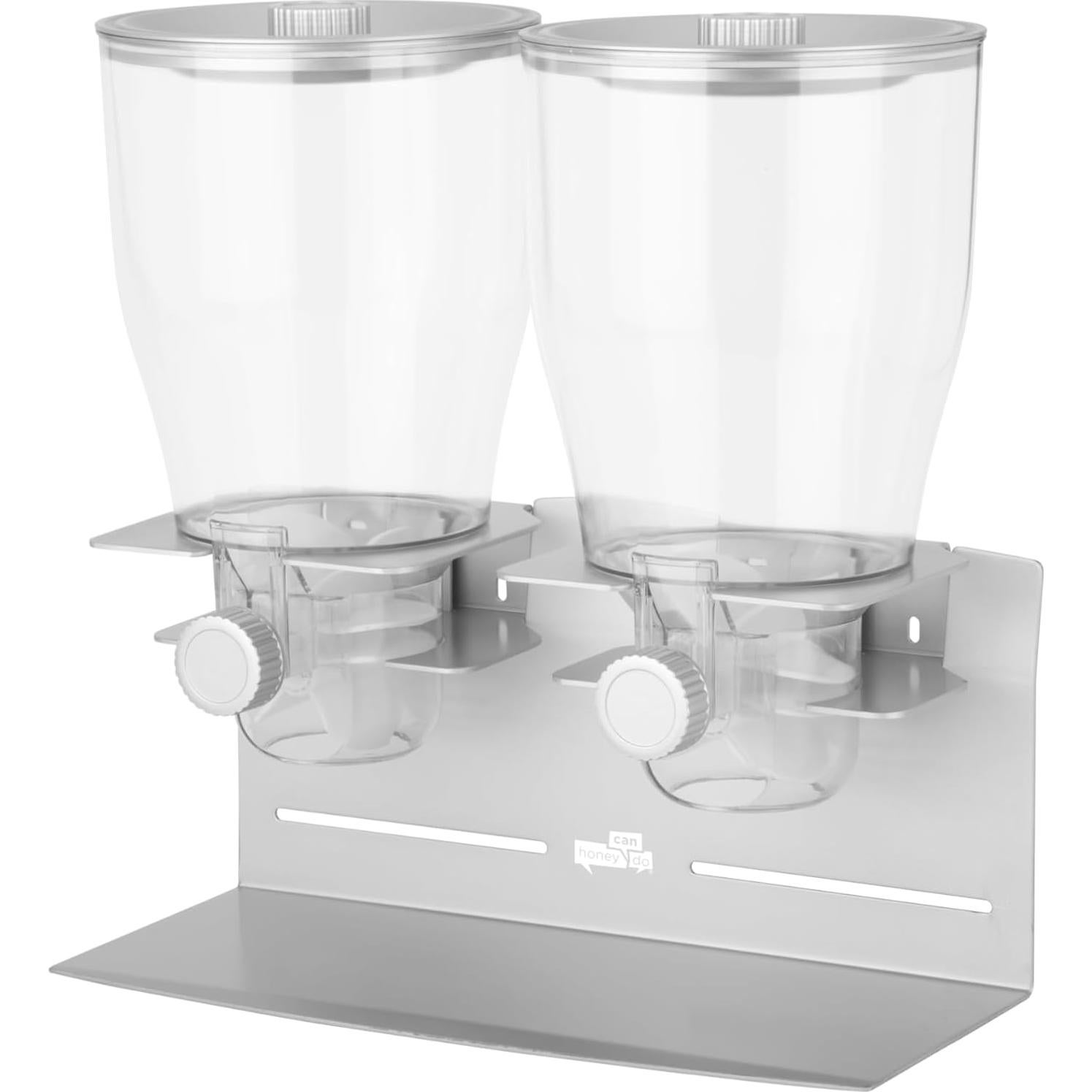 Dispensador de Alimentos Secos Honey-Can-Do 2 Recipientes 384 ml