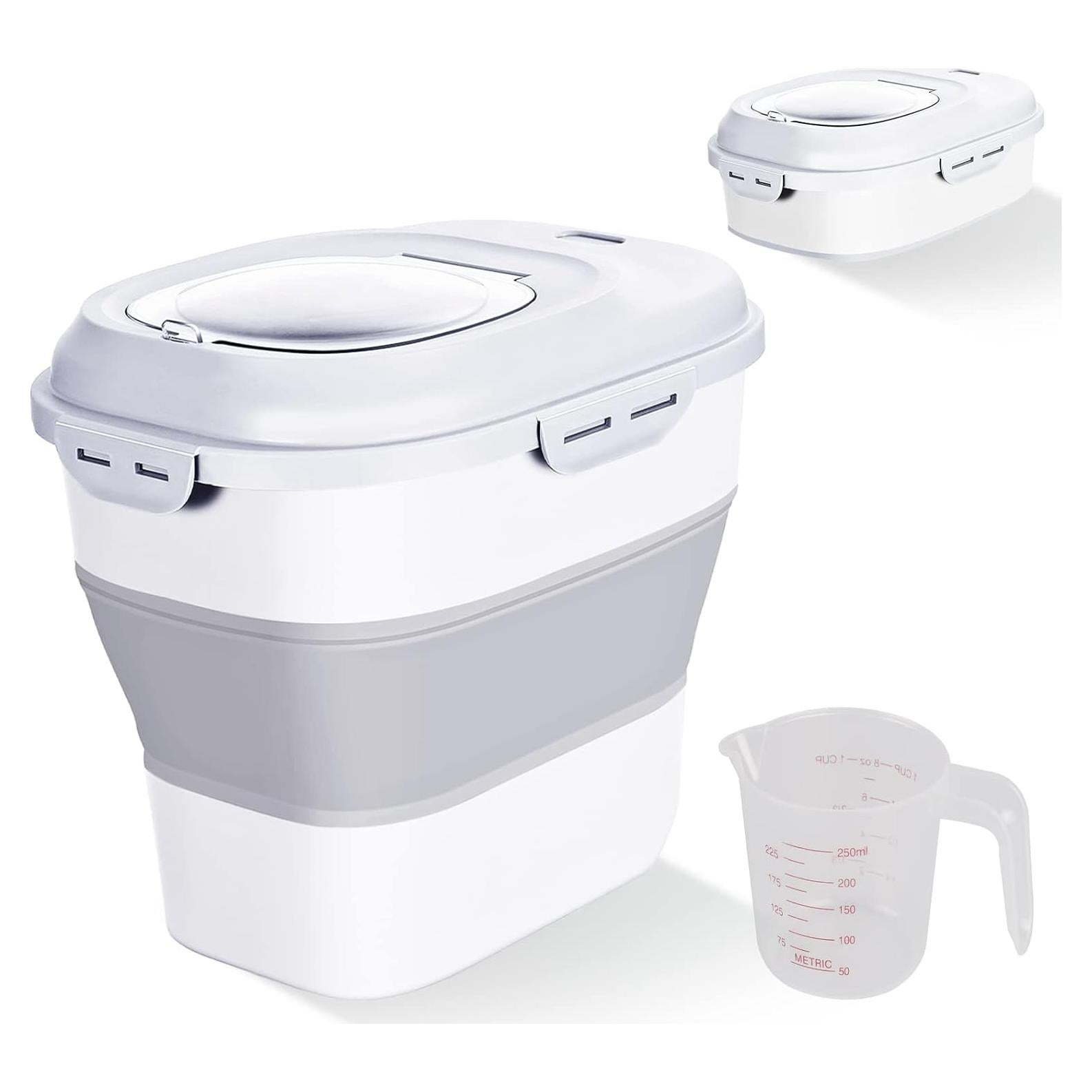 Contenedor de Alimentos Hermético Gropecan 50L Blanco