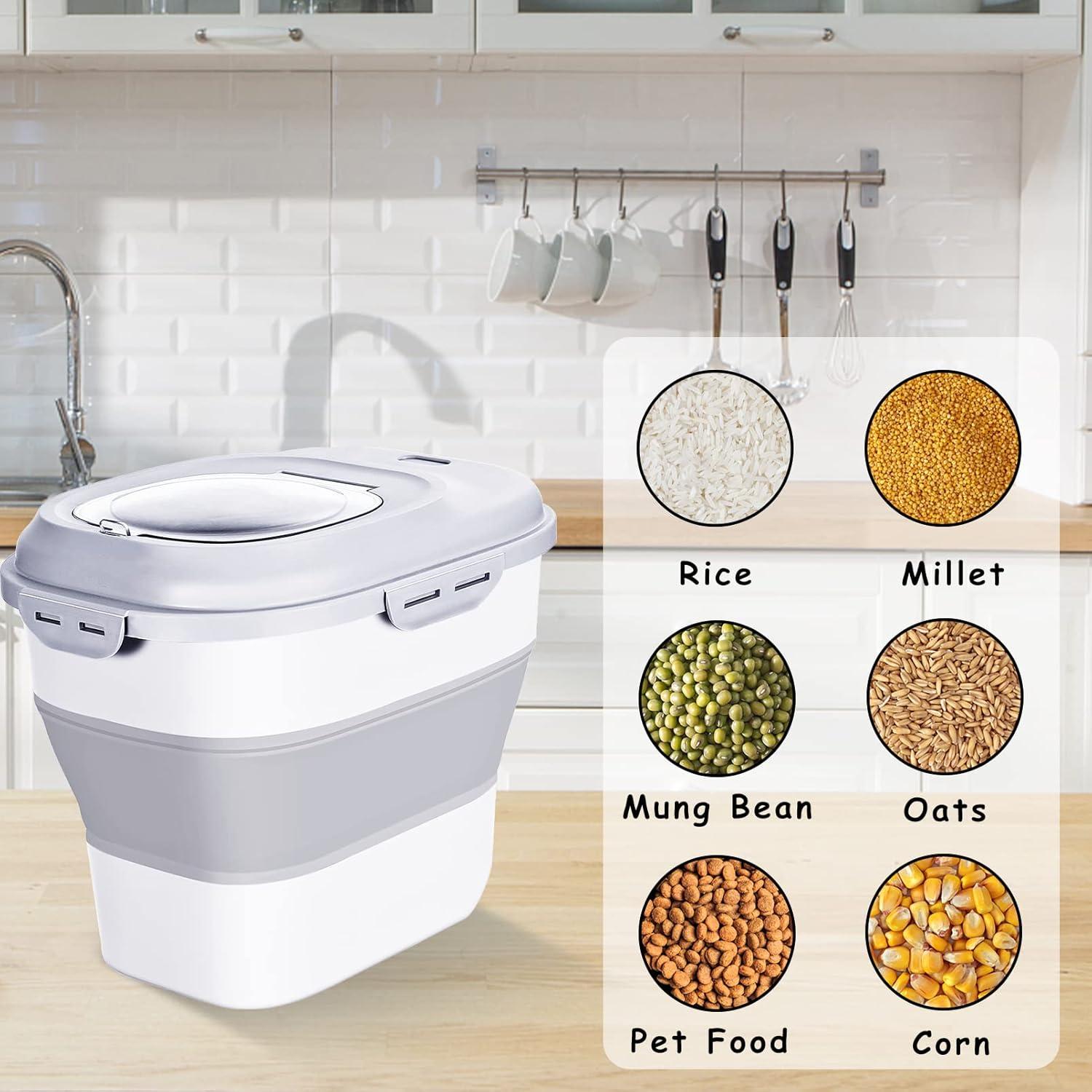 Contenedor de Alimentos Hermético Gropecan 50L Blanco