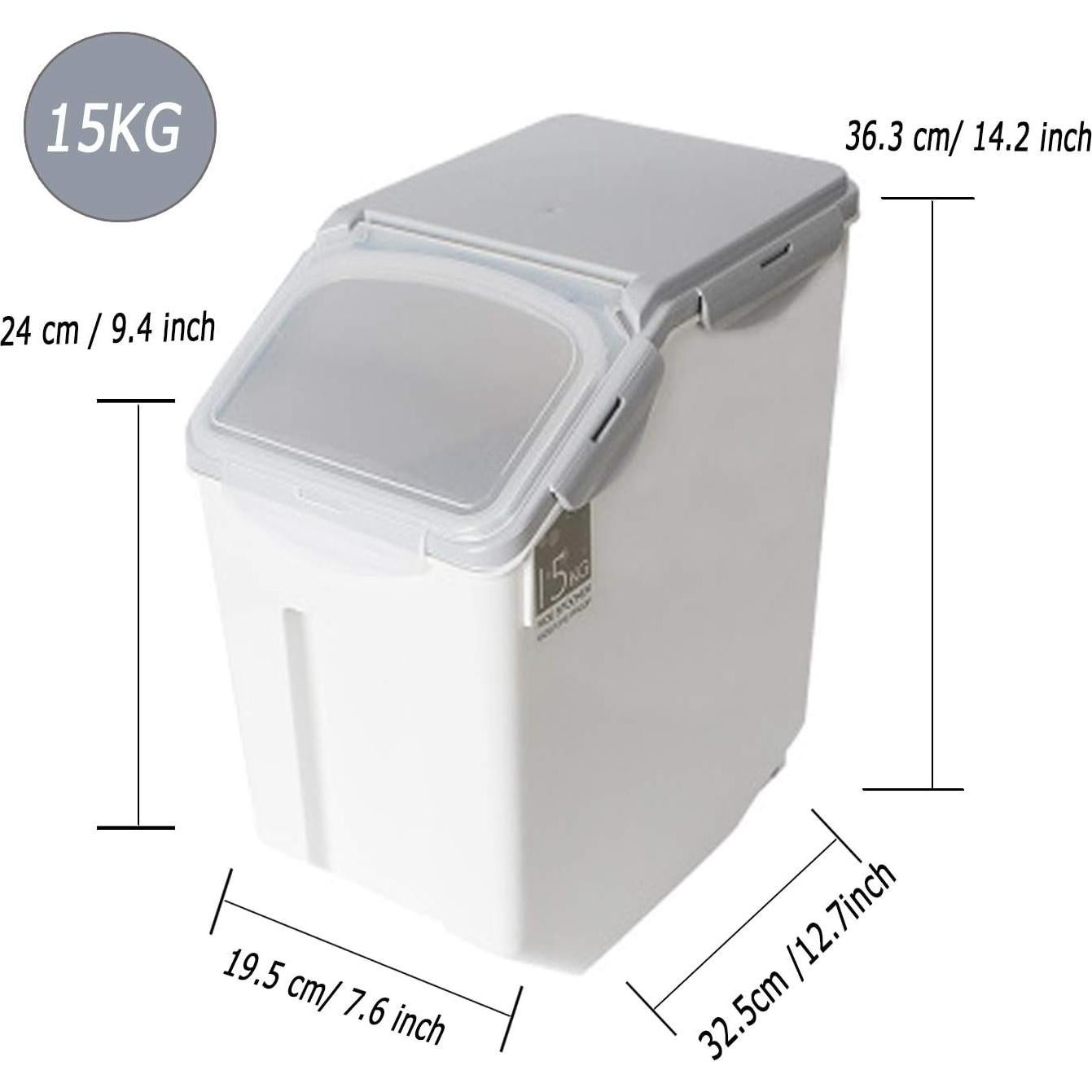 Contenedores de Almacenamiento de Alimentos Yi Ran 15L - 2 Piezas