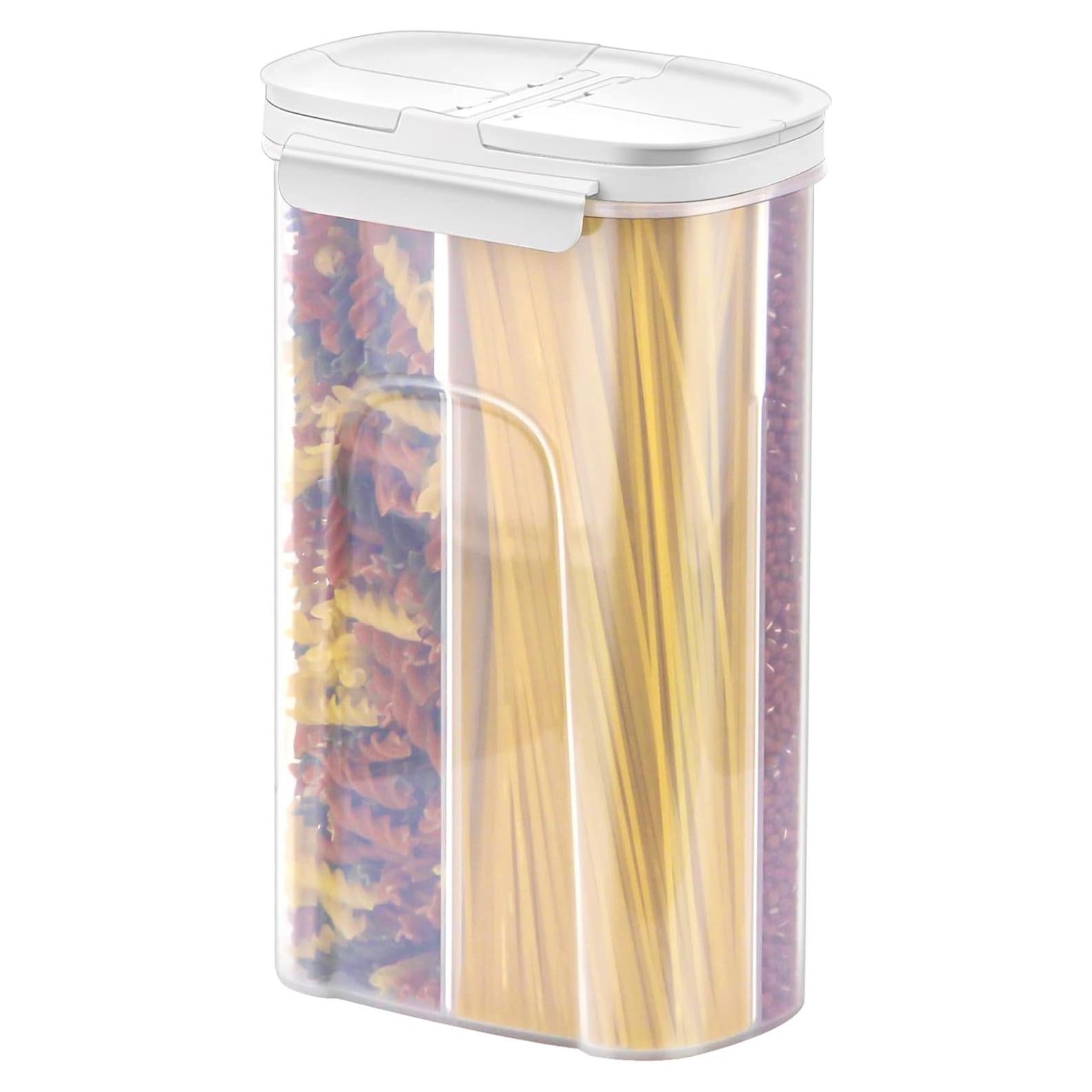 Tarros de Almacenamiento Poeland 4 Compartimentos Blanco 3200ml