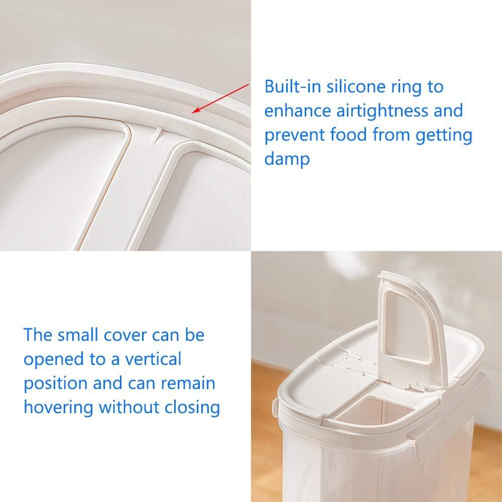 Tarros de Almacenamiento Poeland 4 Compartimentos Blanco 3200ml