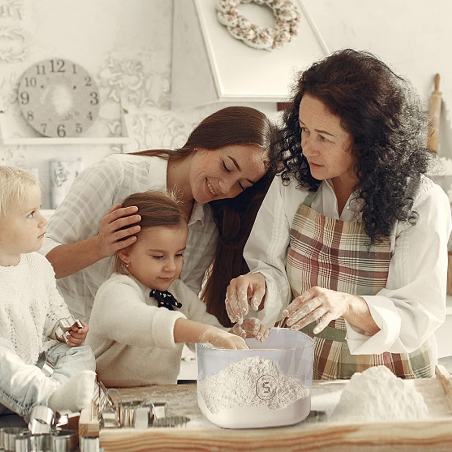 Dispensador de arroz LivLab 10.5 L hermético con taza medidora