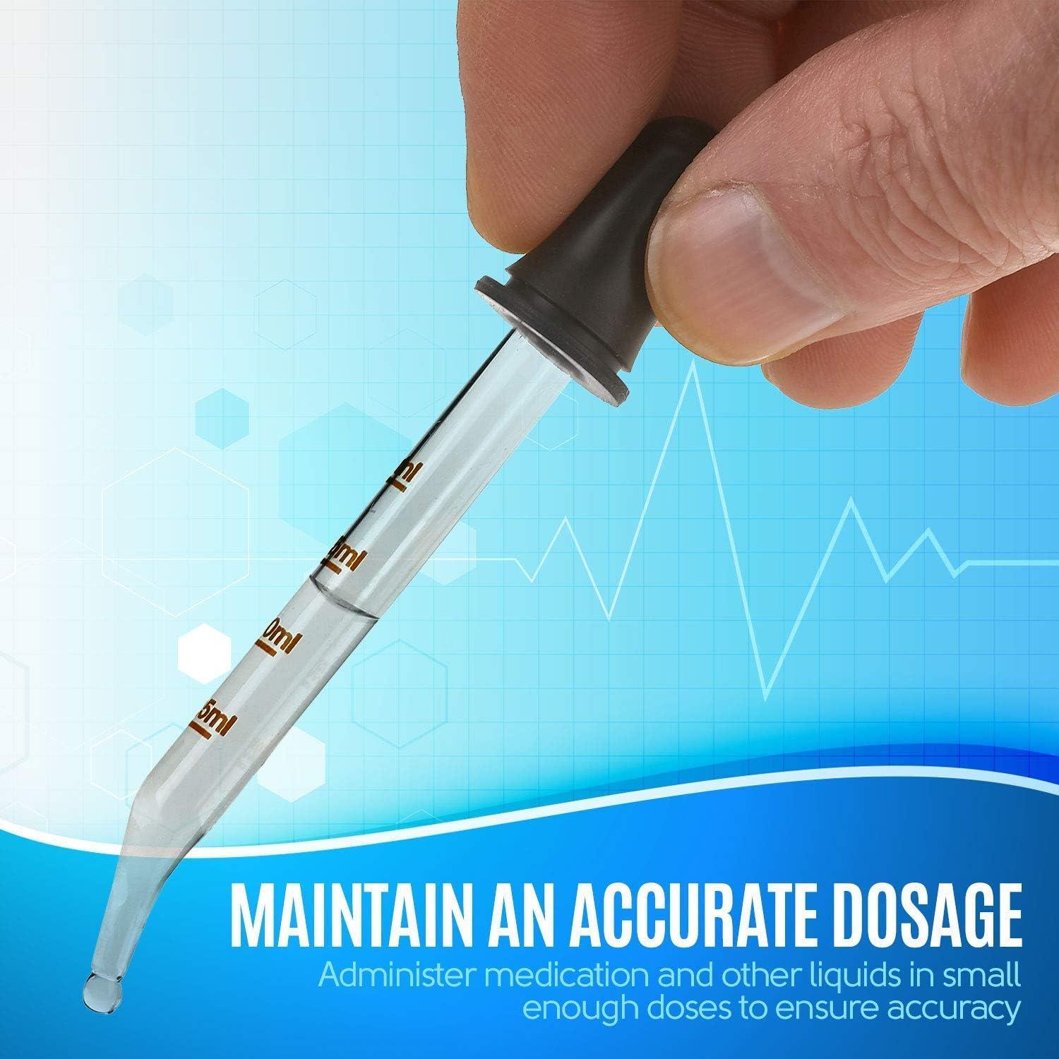 Gotero de vidrio MEDca - Paquete de 2 - 1 mL