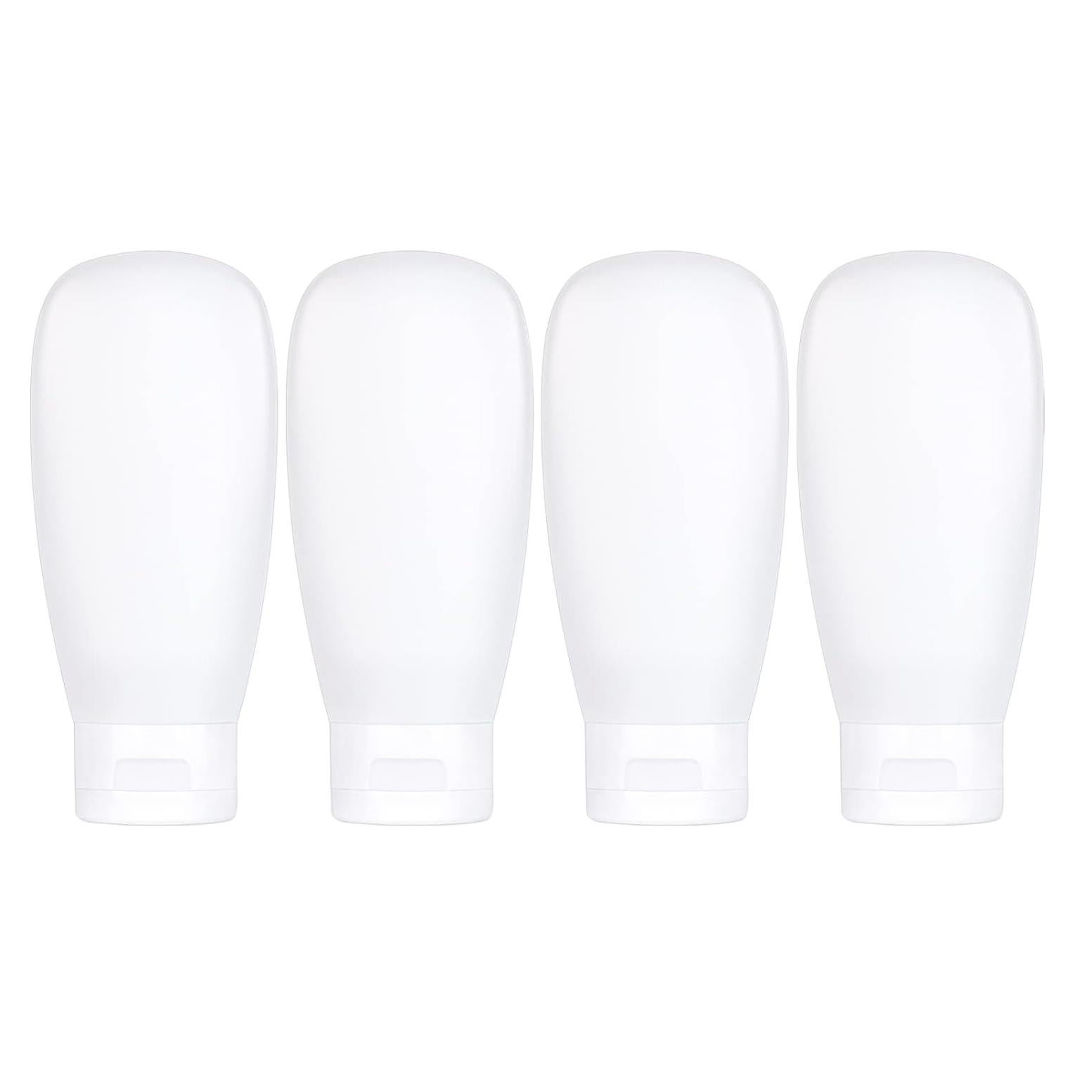 Juego de Botellas de Viaje Cratisan 4 Piezas 60ml Aprobadas TSA