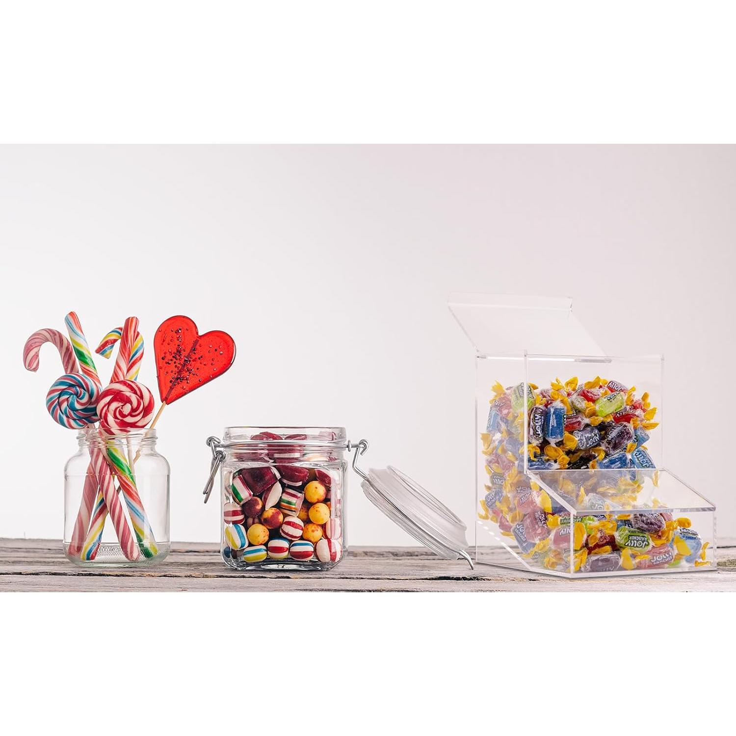 Dispensador de Dulces IneVibe 0.62 kg Acrílico Transparente