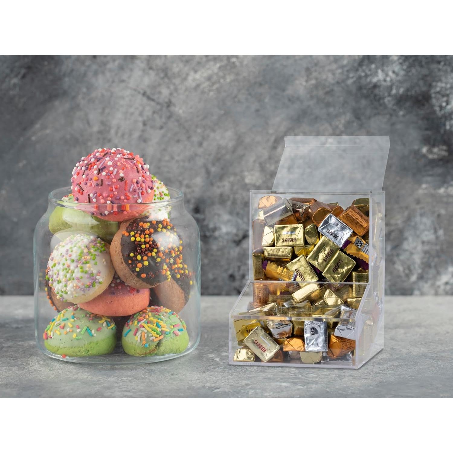 Dispensador de Dulces IneVibe 0.62 kg Acrílico Transparente