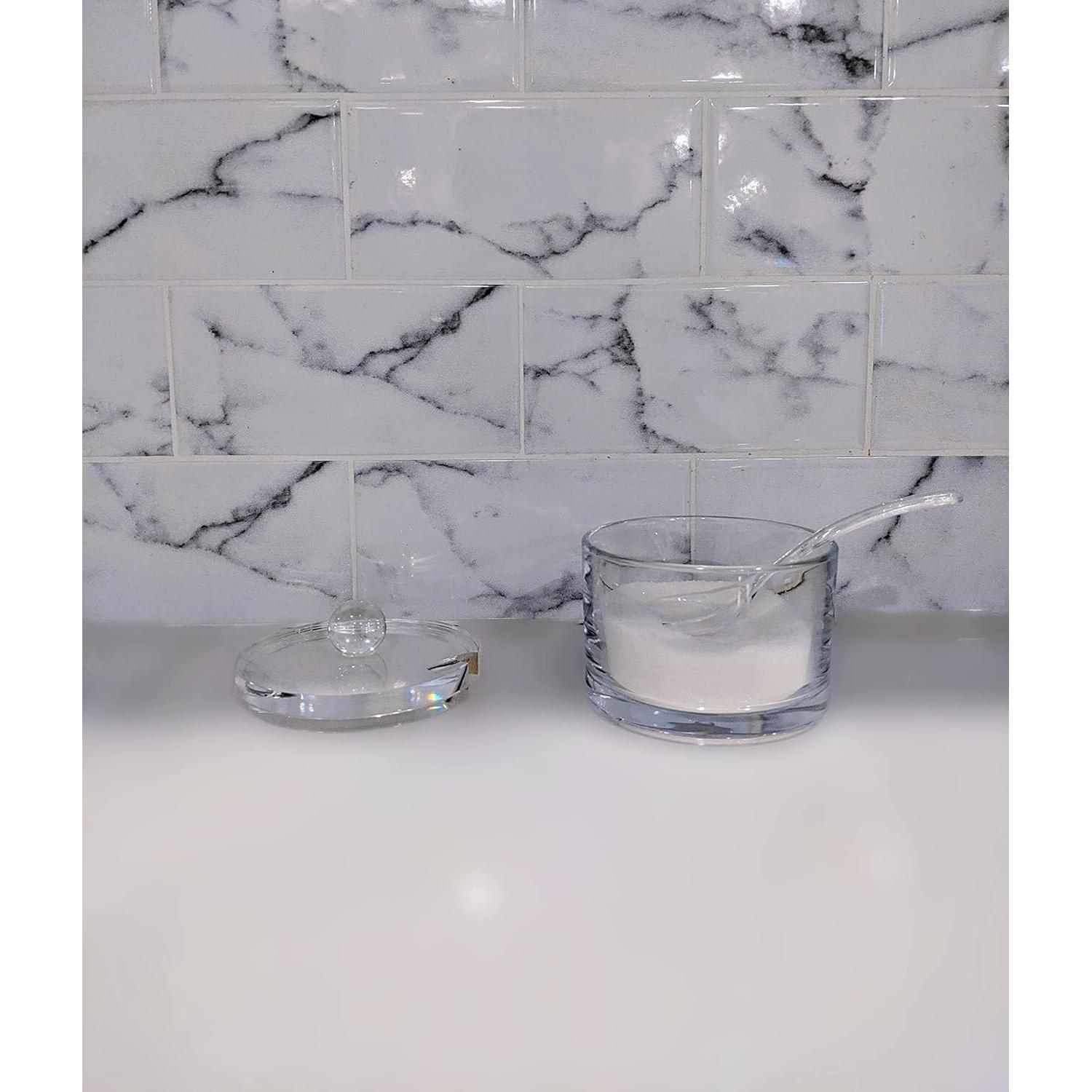 Tazón de Azúcar Acrílico J&M DESIGN 226 g con Tapa y Cuchara