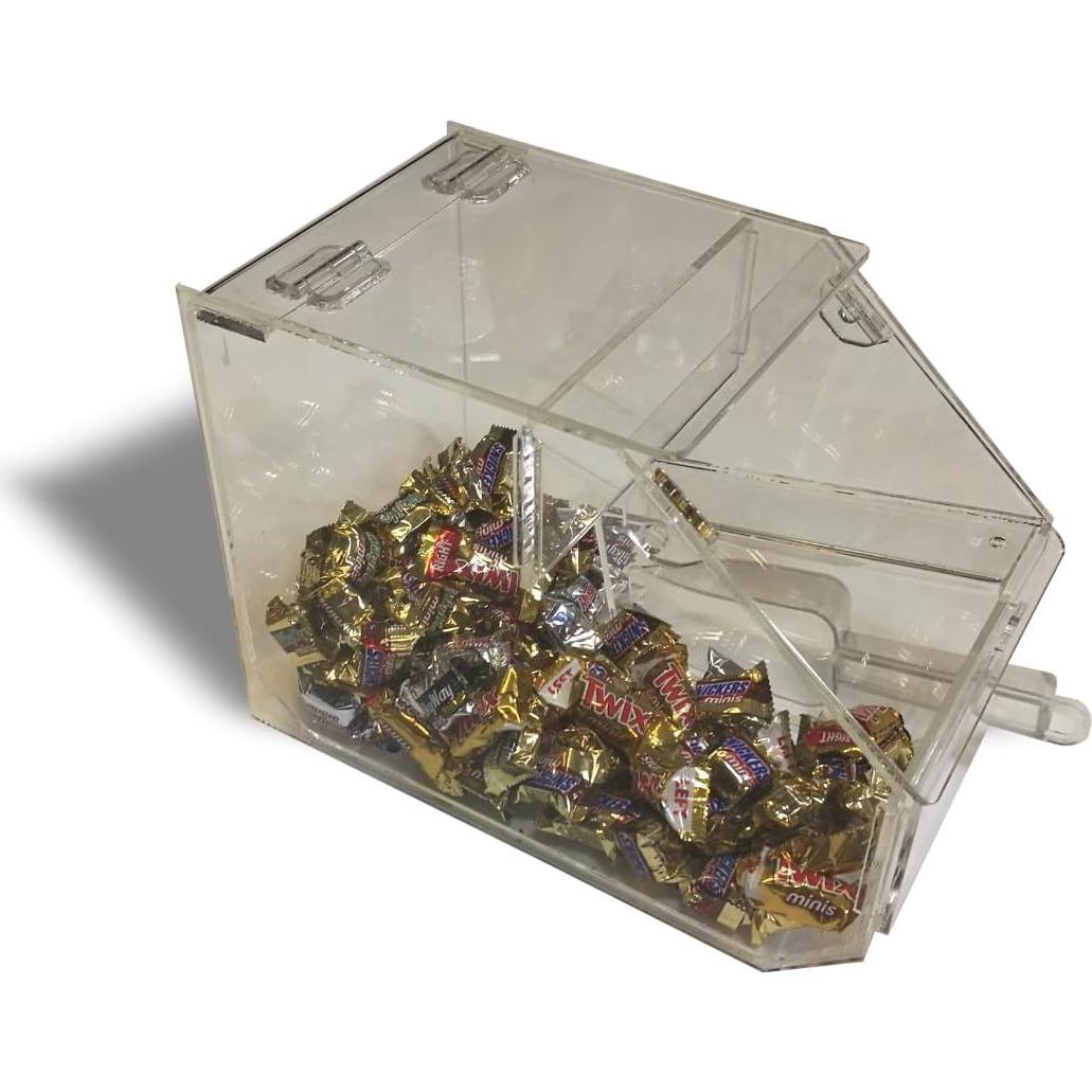 Dispensador de Dulces Acrílico con Cucharón - 10 Unidades