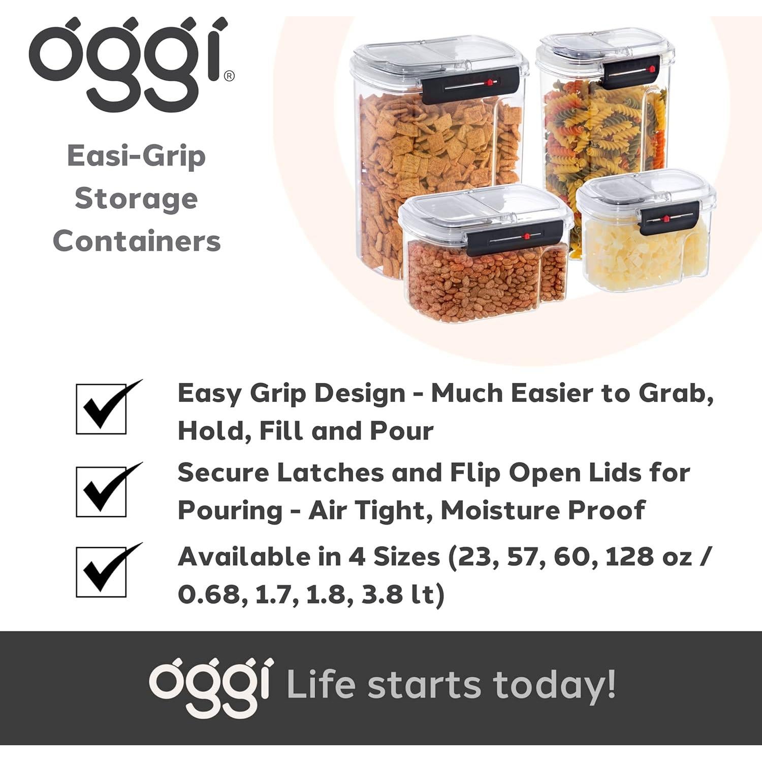 Contenedor de Almacenamiento Oggi Easi Grip 1.8L Hermético