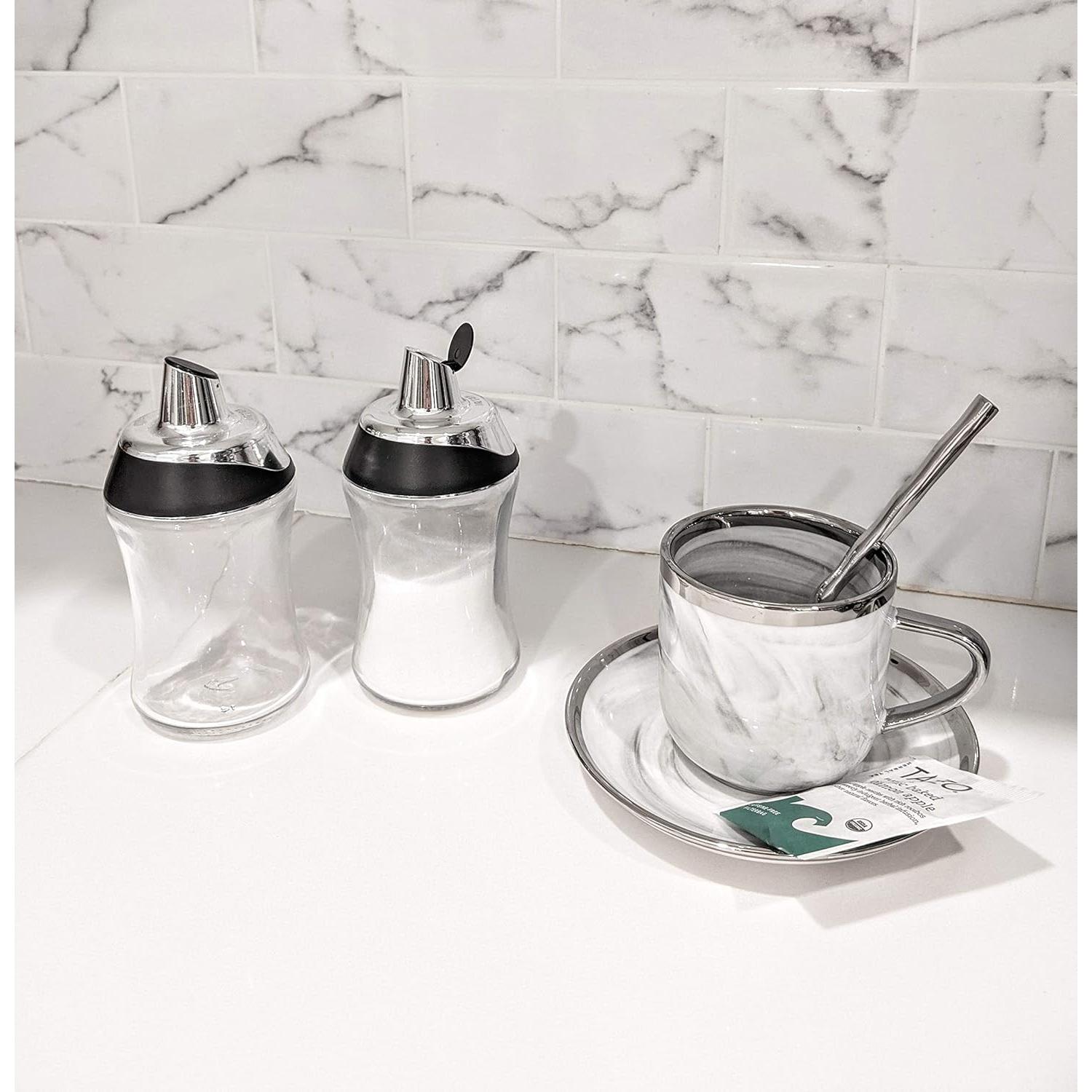 Dispensador de Azúcar J&M DESIGN 211g Vidrio y Cromo