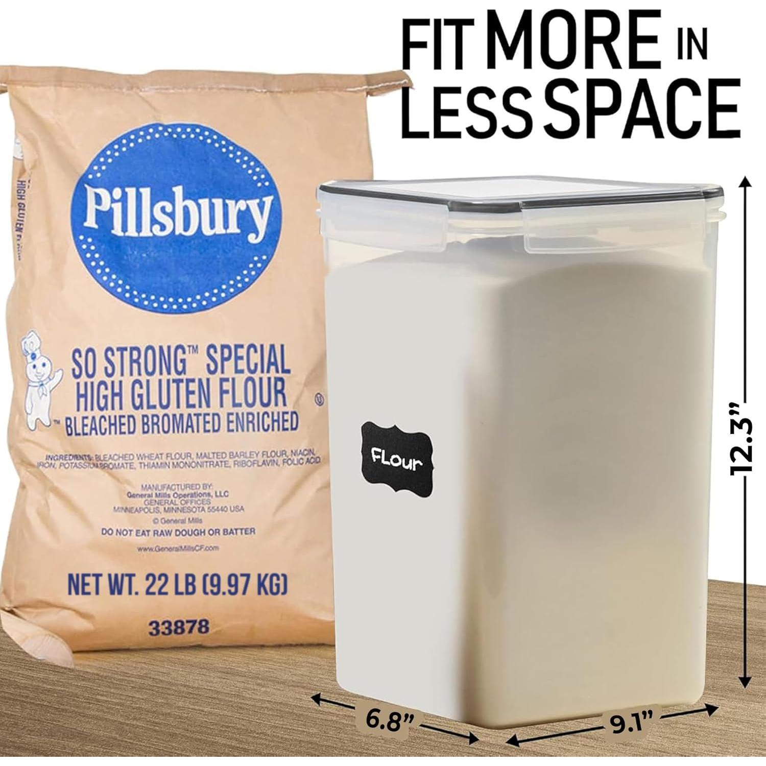 Contenedores de Almacenamiento Herméticos 8.5L White Feather - 2 Pcs