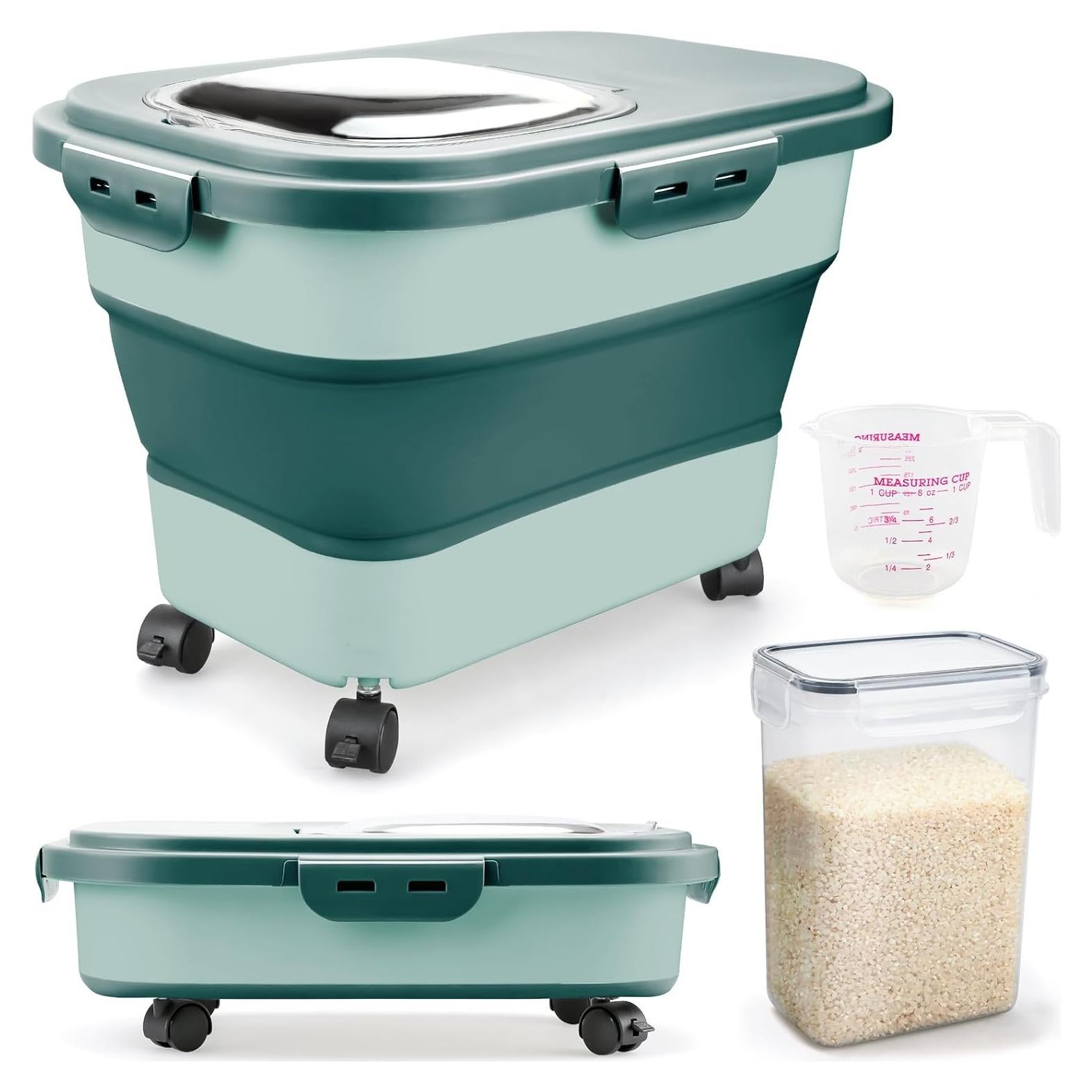 Contenedor de Almacenamiento Komzon 20L Verde Hermético